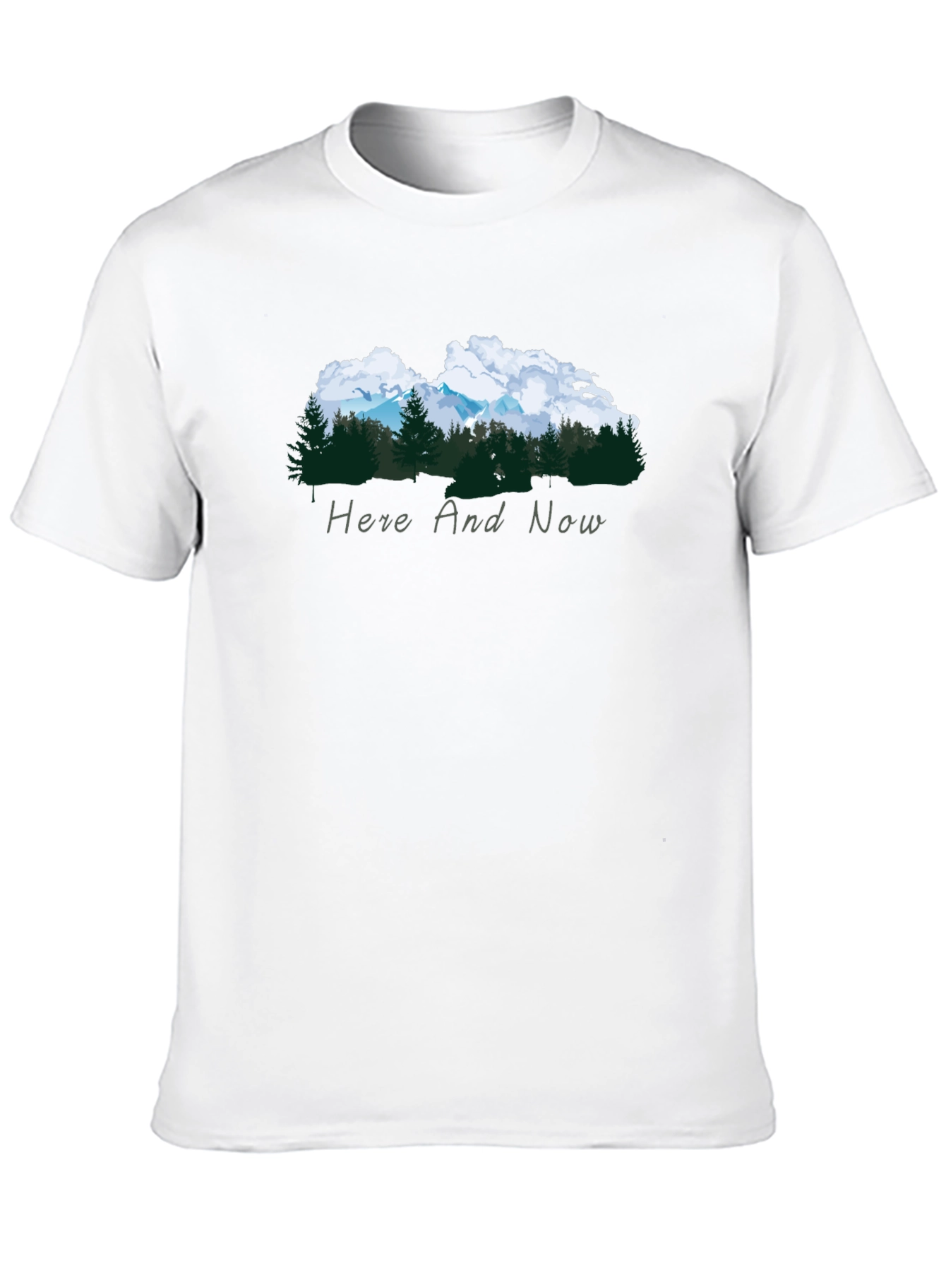 Black Nature Inspired Black Tee - Here and Now view 10