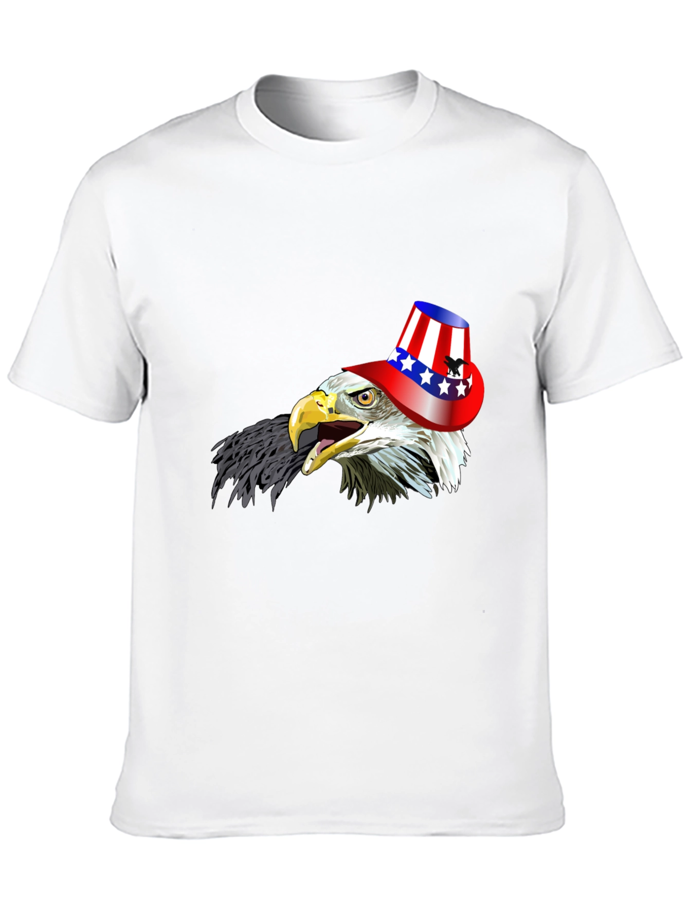 Black Eagle USA Hat Graphic T-Shirt view 10