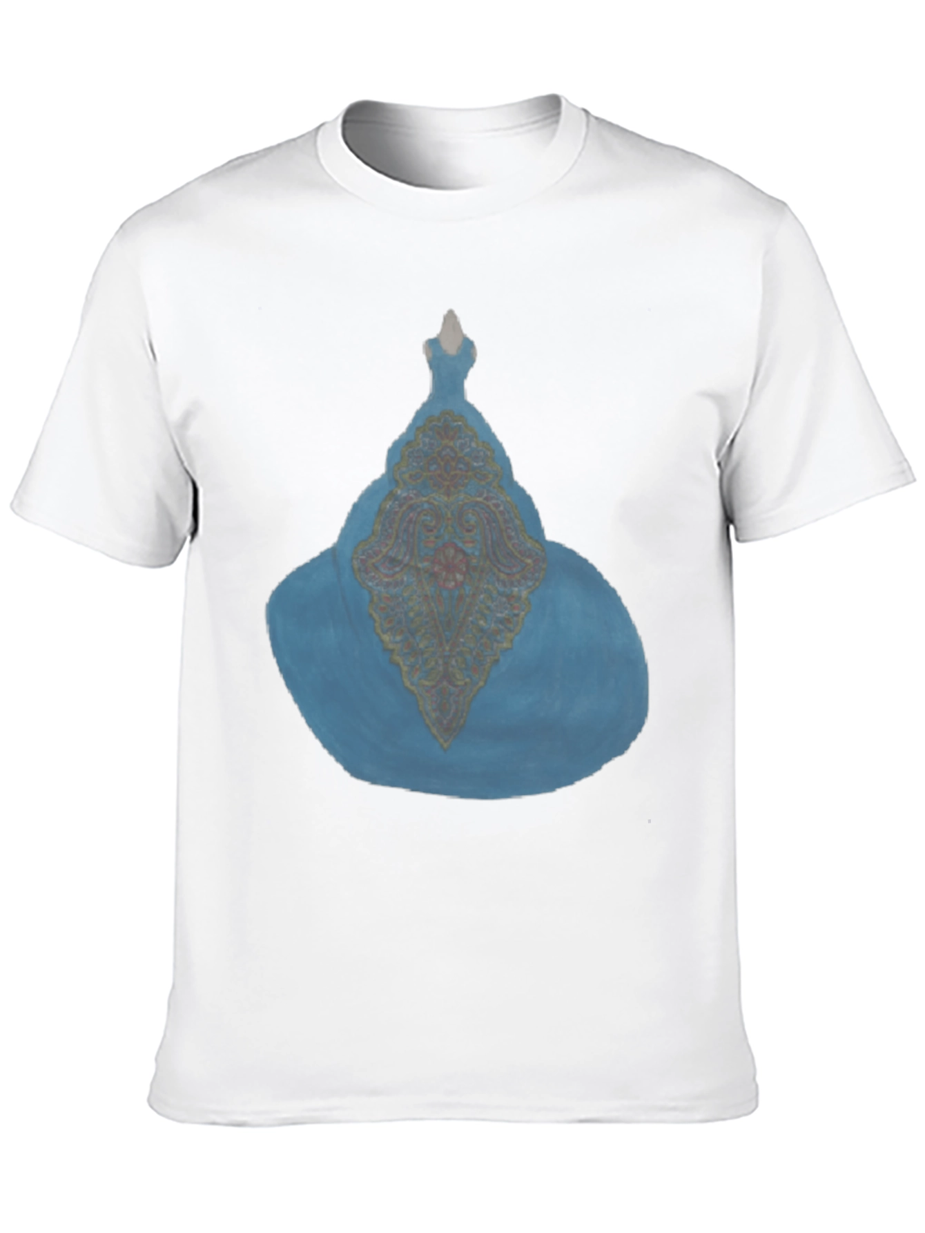 Black Black T-Shirt with Blue Genie Lamp Graphic view 10