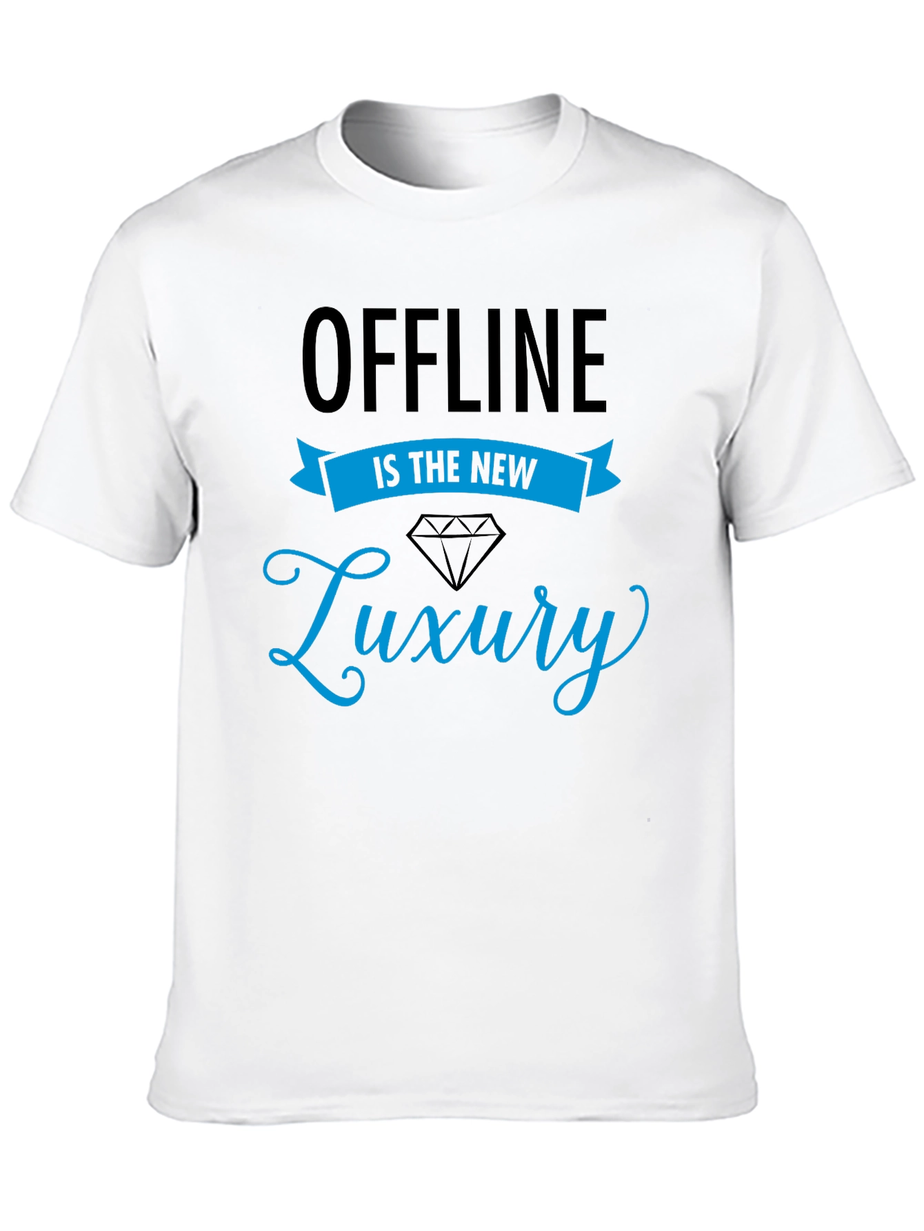 Black Offline is the New Luxury Graphic Tee view 10