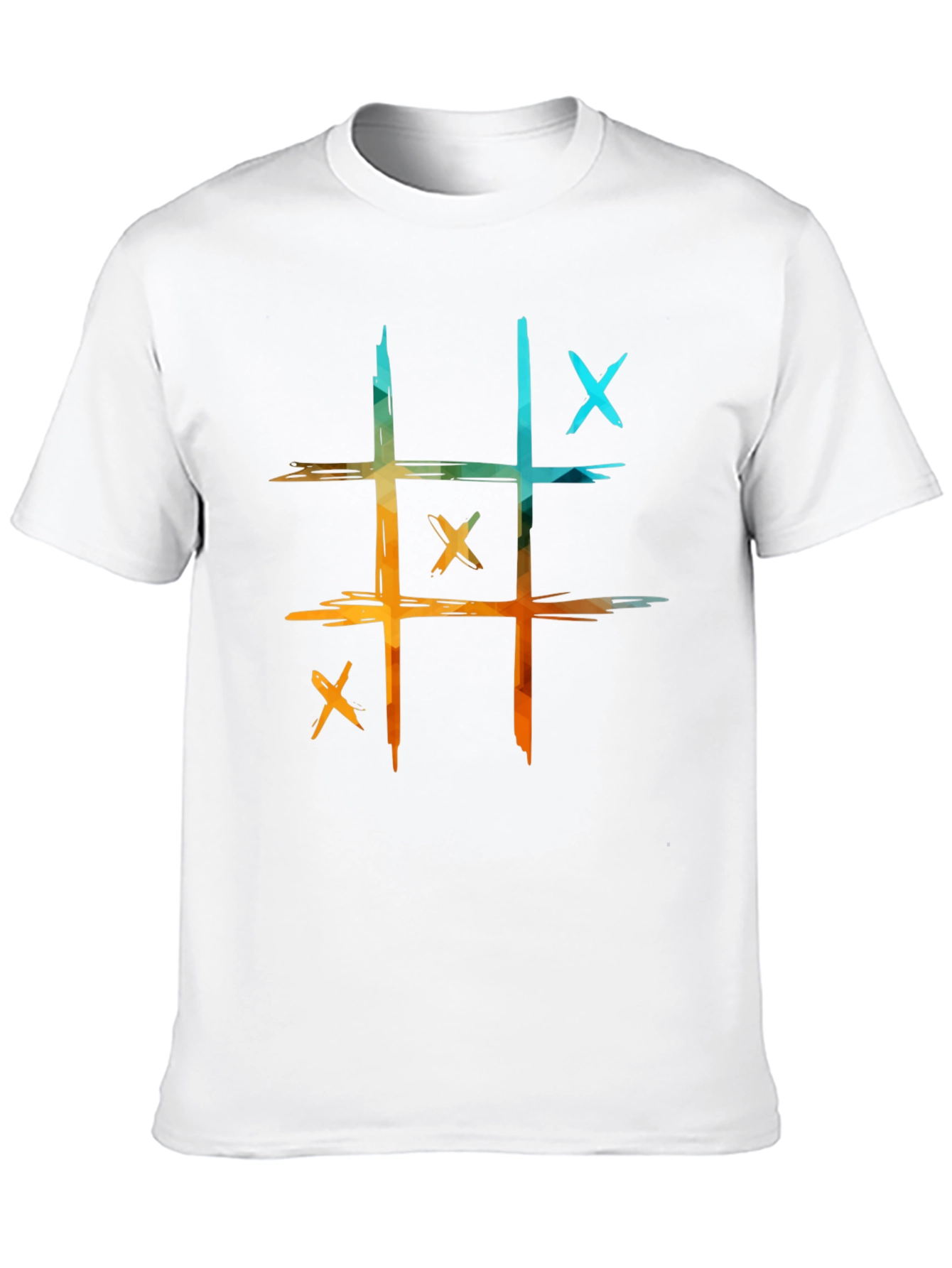 Black Tic-Tac-Toe Graphic Tee - Casual Cool! view 10