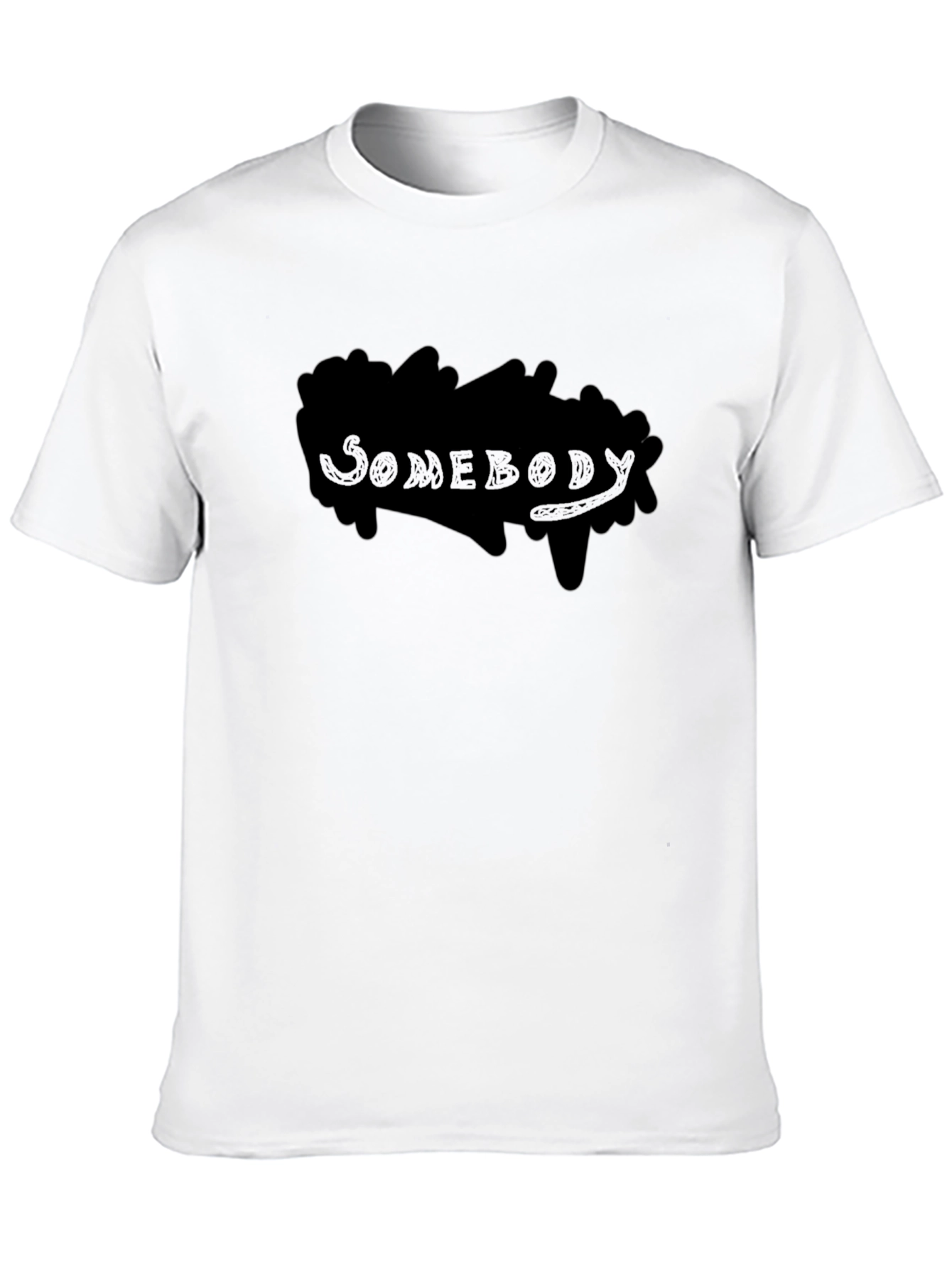 Black Somebody Black Graphic Print T-Shirt view 10