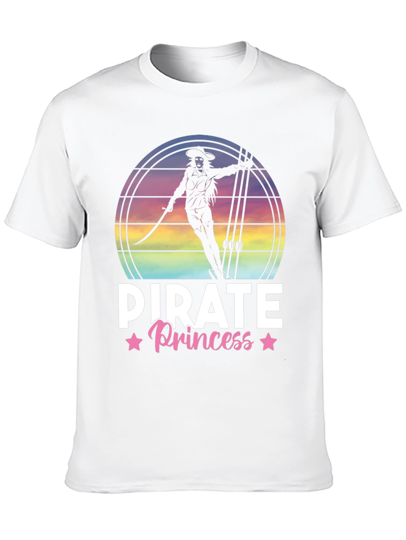 Pirate Princess T-Shirt - Stylish Graphic Tee - 10