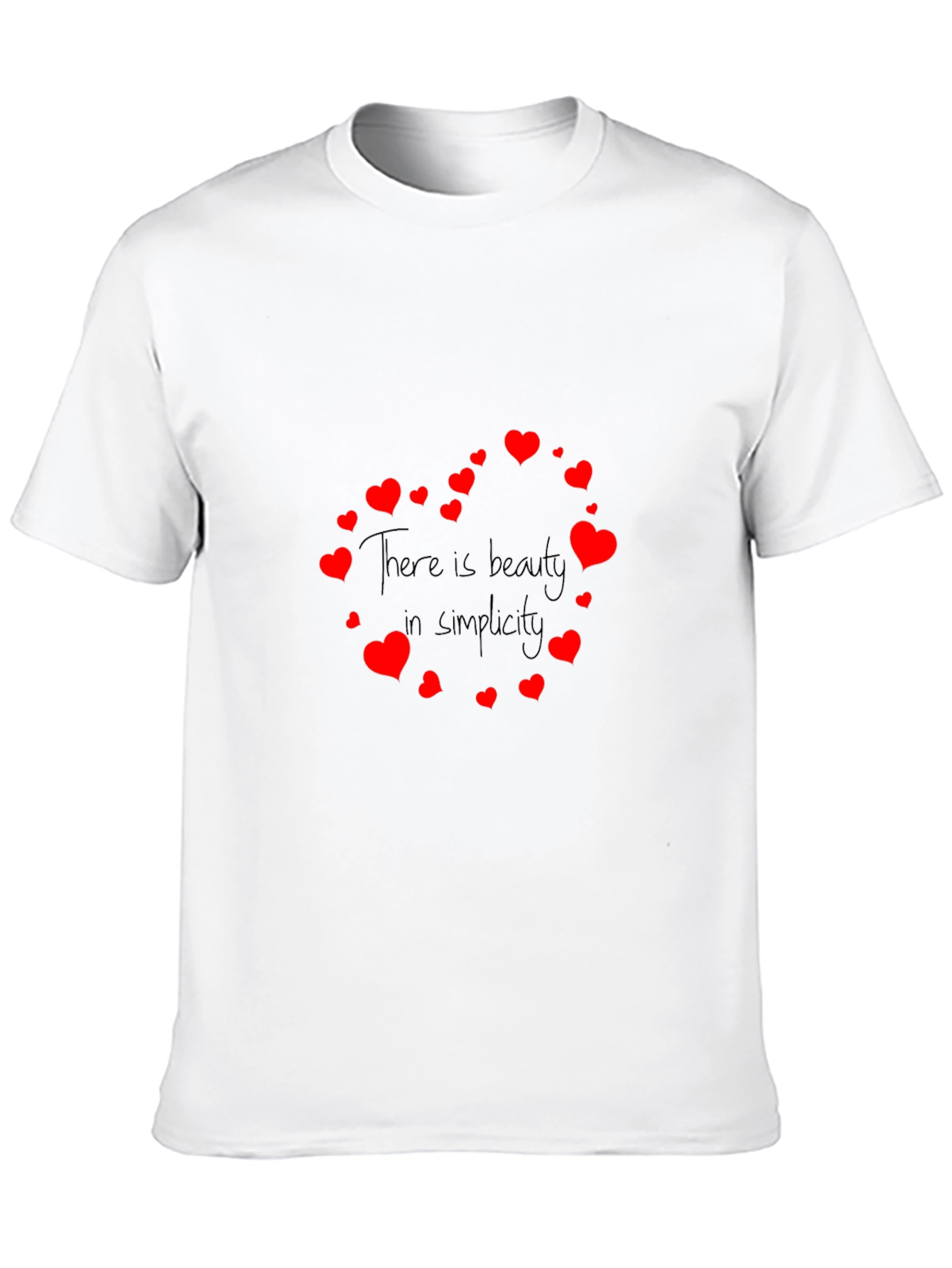 Black Beauty in Simplicity Heart Tee - Black view 10