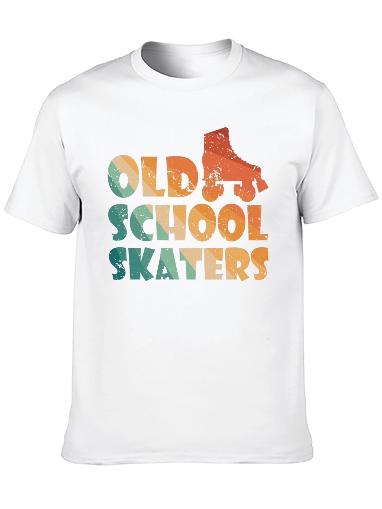Black Vintage Old School Skaters T-Shirt view 10
