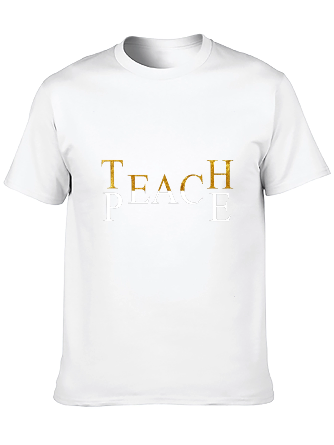 Black Teach Peace Graphic T-Shirt view 10