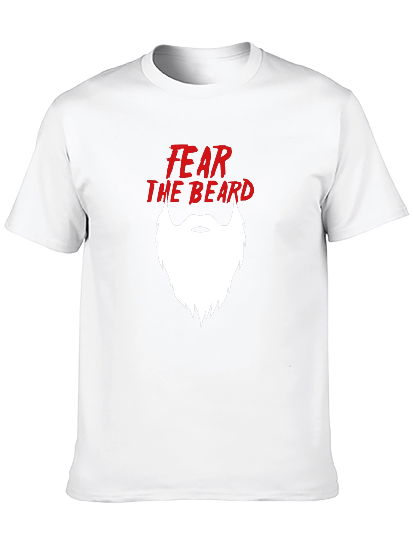 Black Fear the Beard Graphic Tee - Black view 10