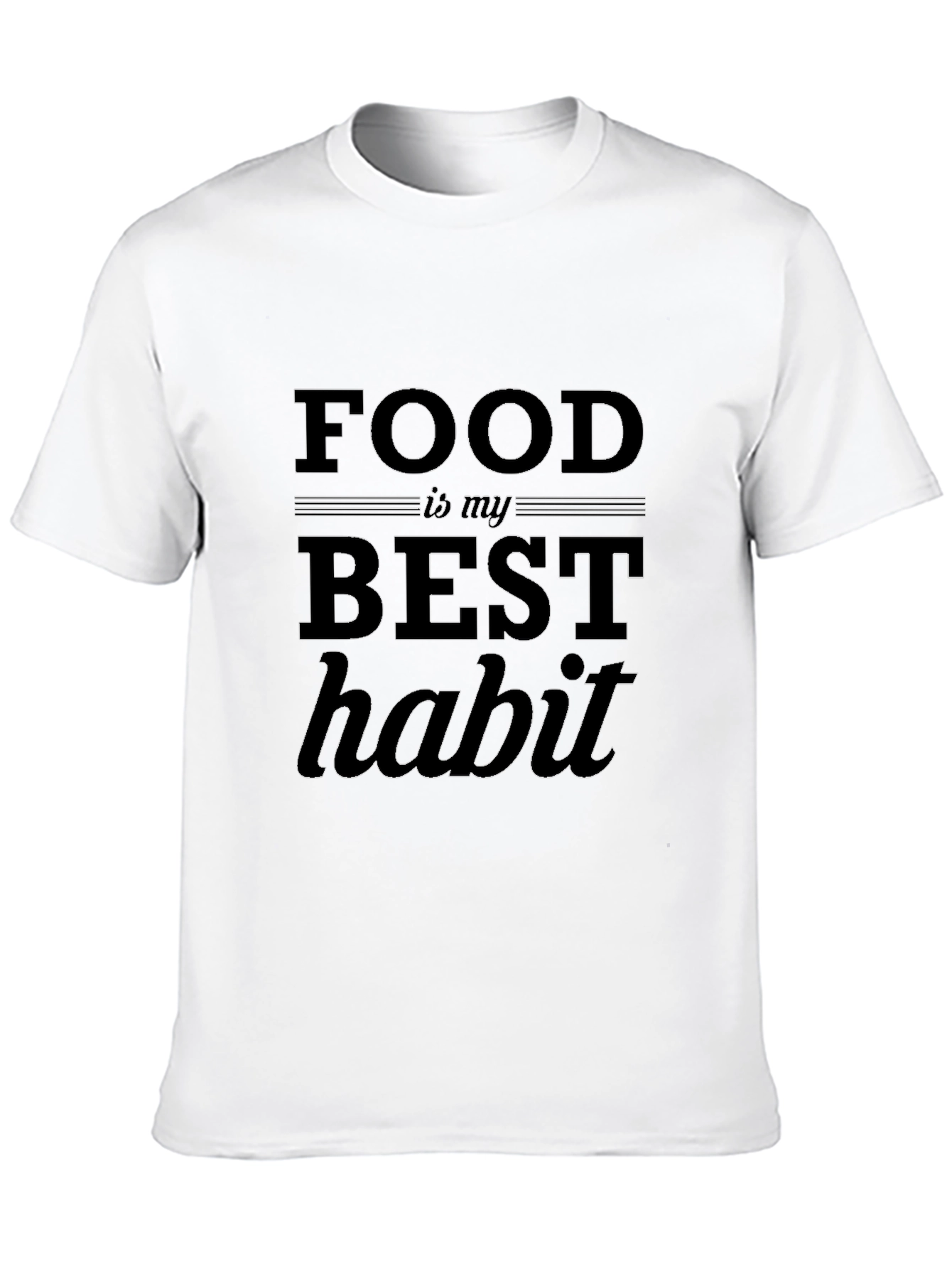 Black Food is My Best Habit Graphic Tee view 10