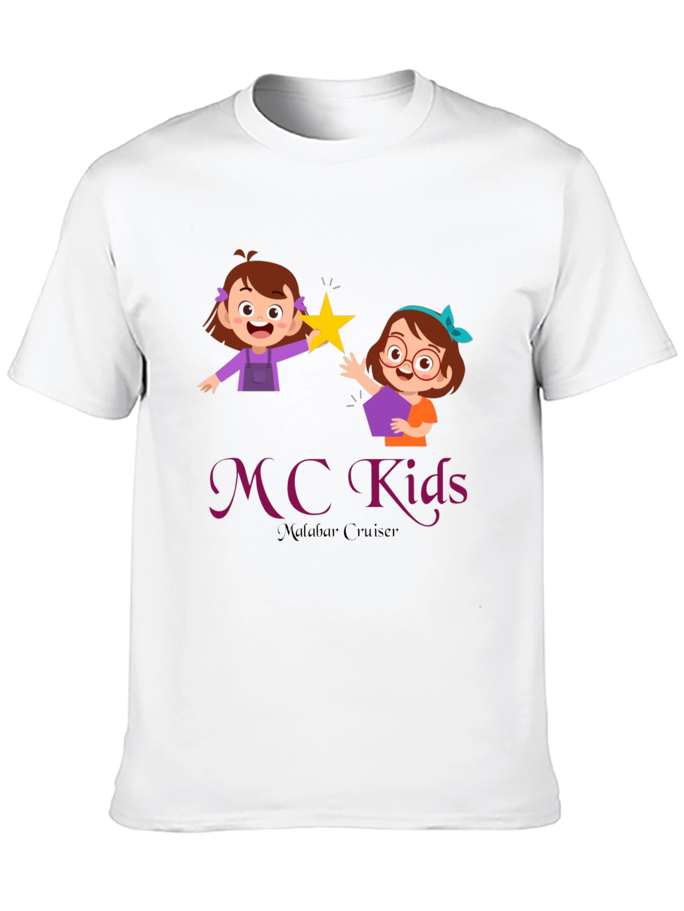MC Kids Black Graphic T-Shirt - Malabar Cruiser - 10