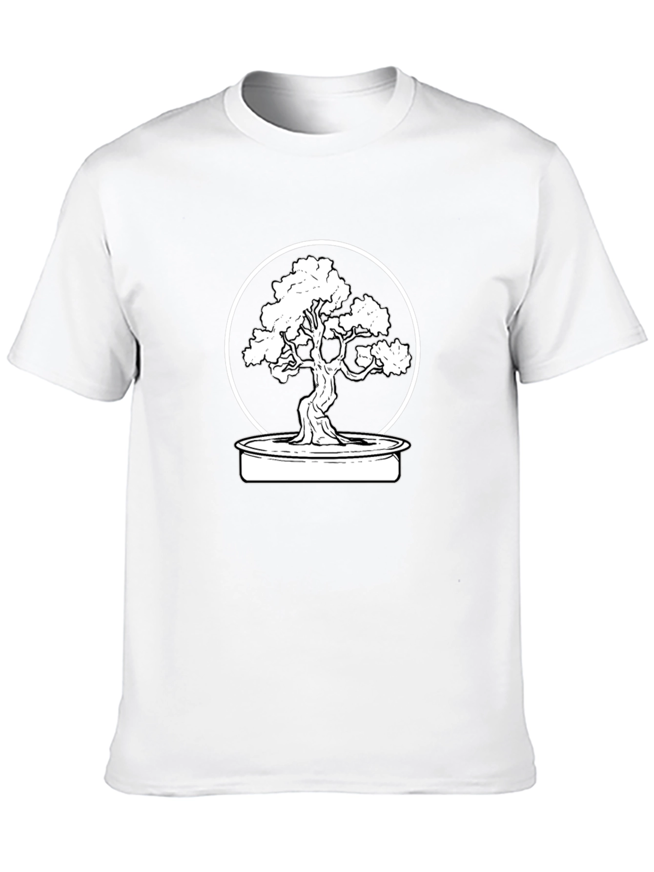 Black Bonsai Tree Graphic Tee - Casual Style view 10