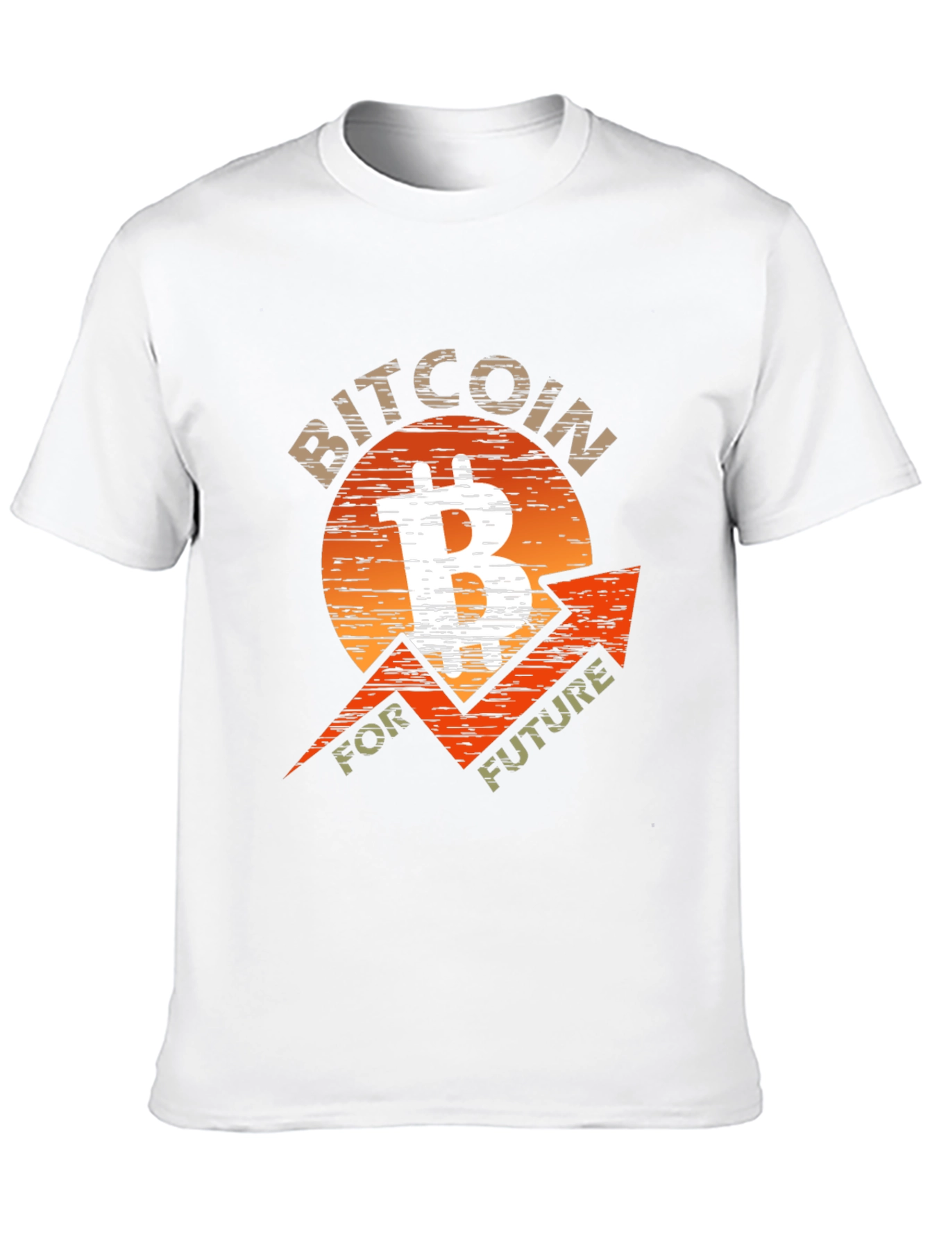 Black Bitcoin For Future Graphic Tee - Crypto T-Shirt view 10