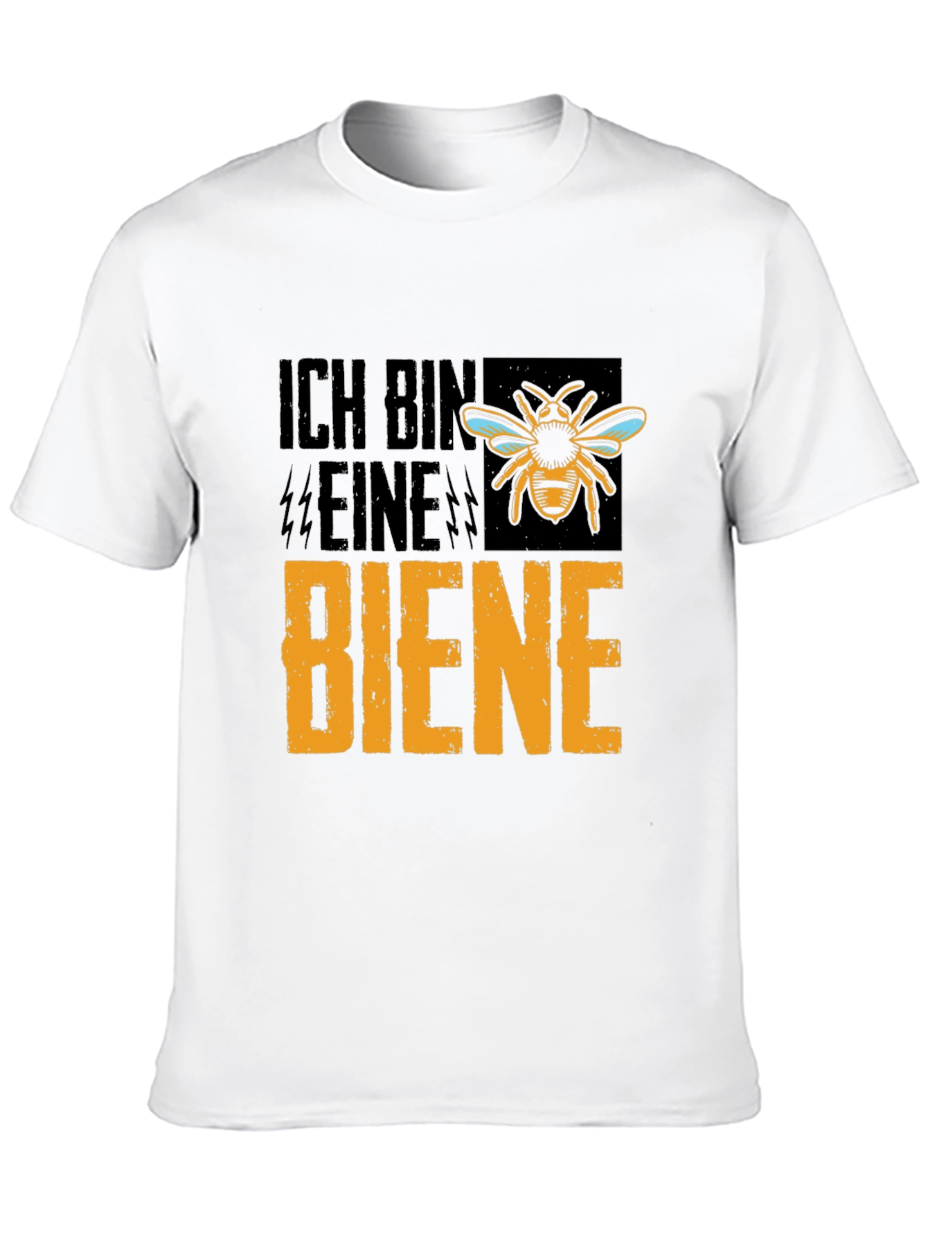 Black Ich Bin Eine Biene T-Shirt - Funny Bee Keeper Tee view 10