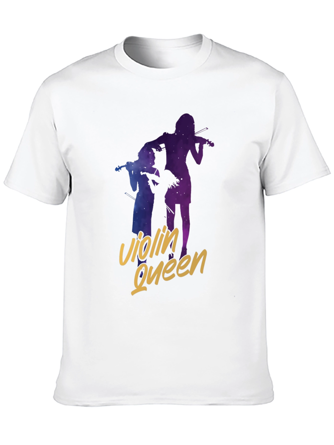 Black Violin Queen Black T-Shirt - Music Lover Tee view 10