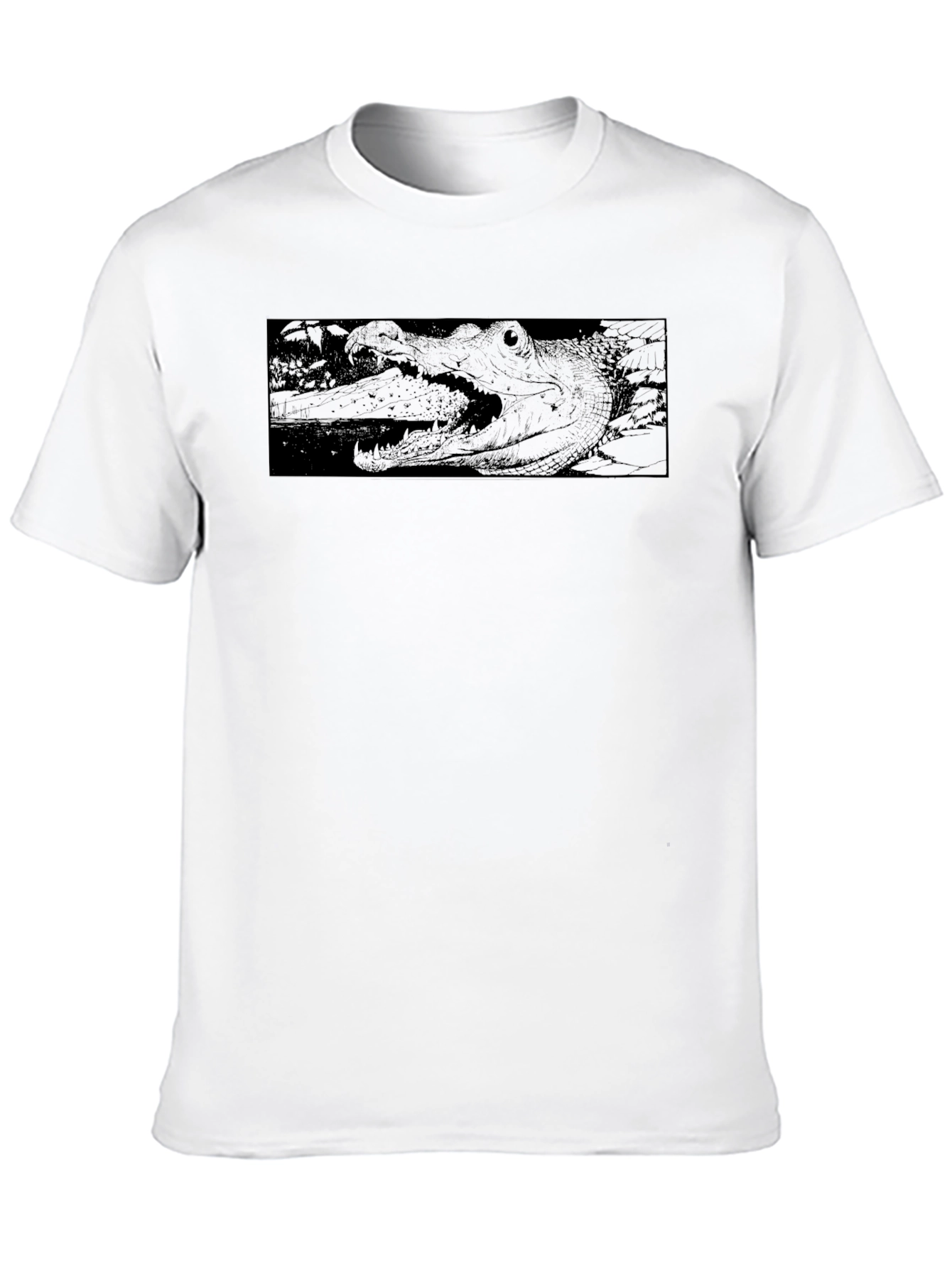 Black Crocodile Graphic T-Shirt - Premium Comfort view 10