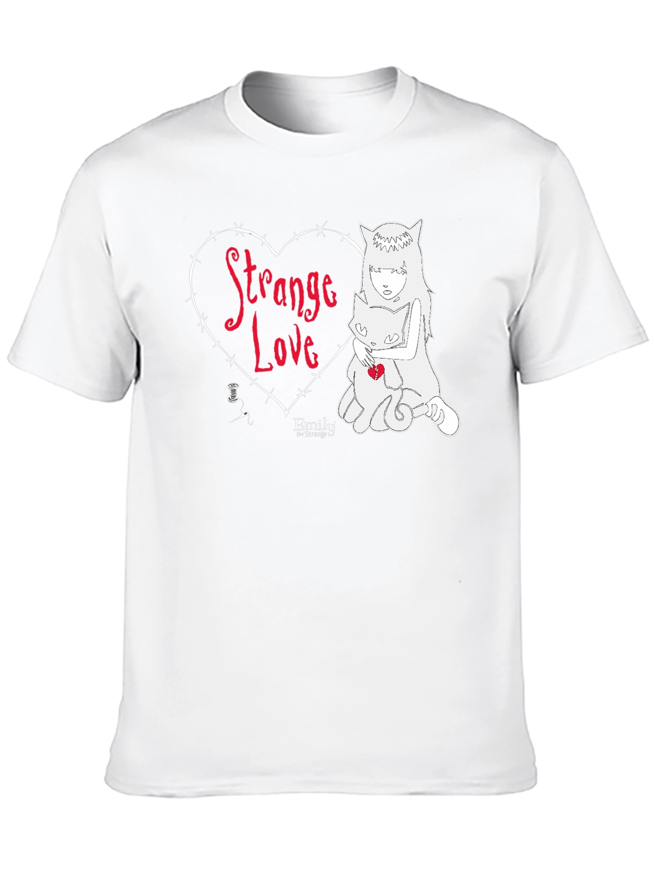 Black Strange Love Graphic Tee - Emily the Strange Style view 10