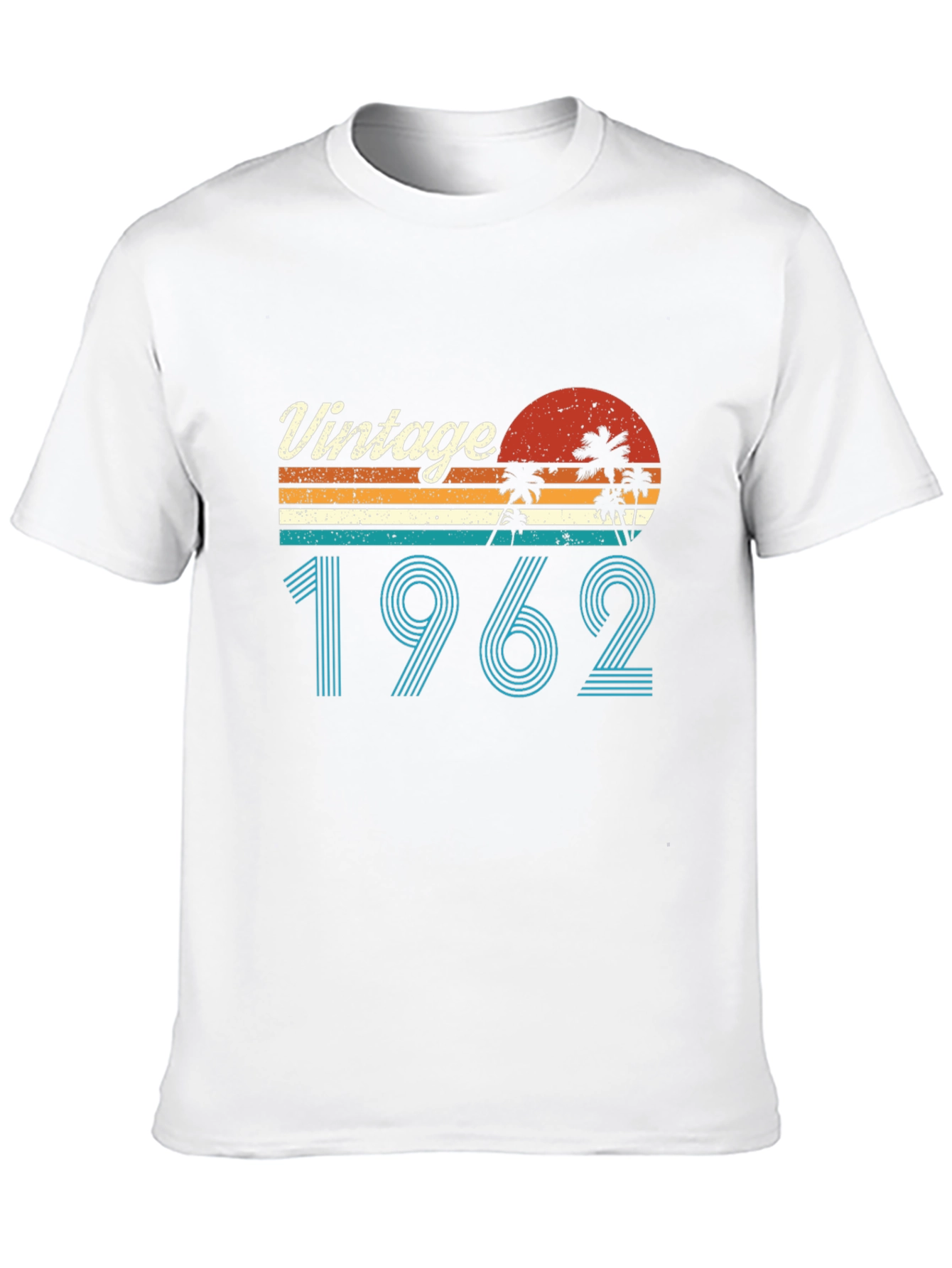 Black Vintage 1962 Palm Tree Graphic Tee view 10