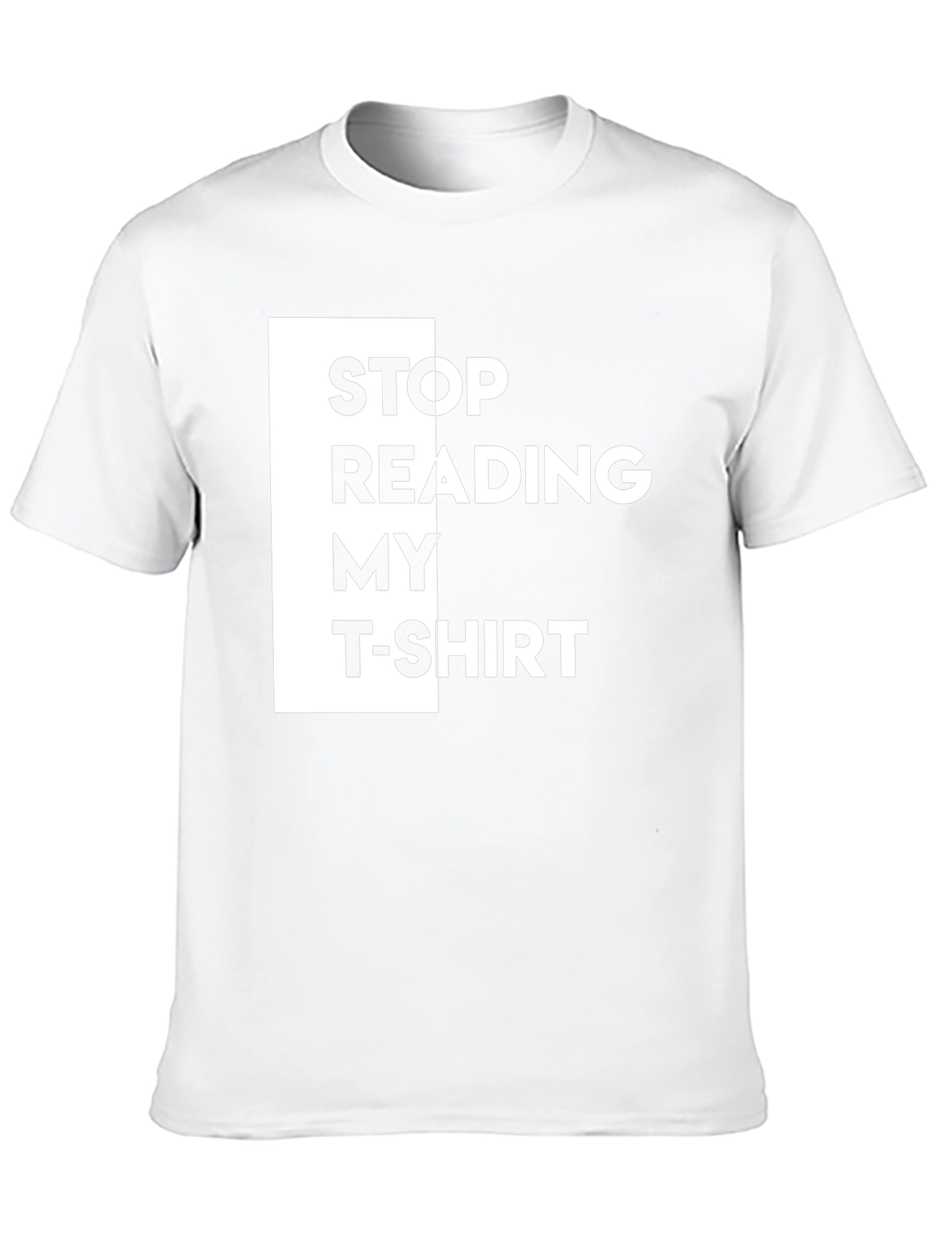 Black Stop Reading My T-Shirt - Funny Graphic Tee view 10