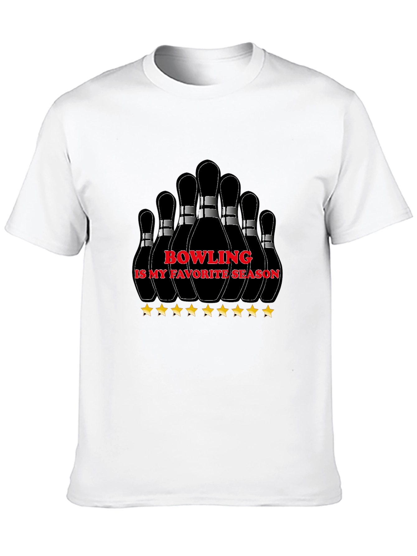 Black Bowling Season Graphic Tee view 10