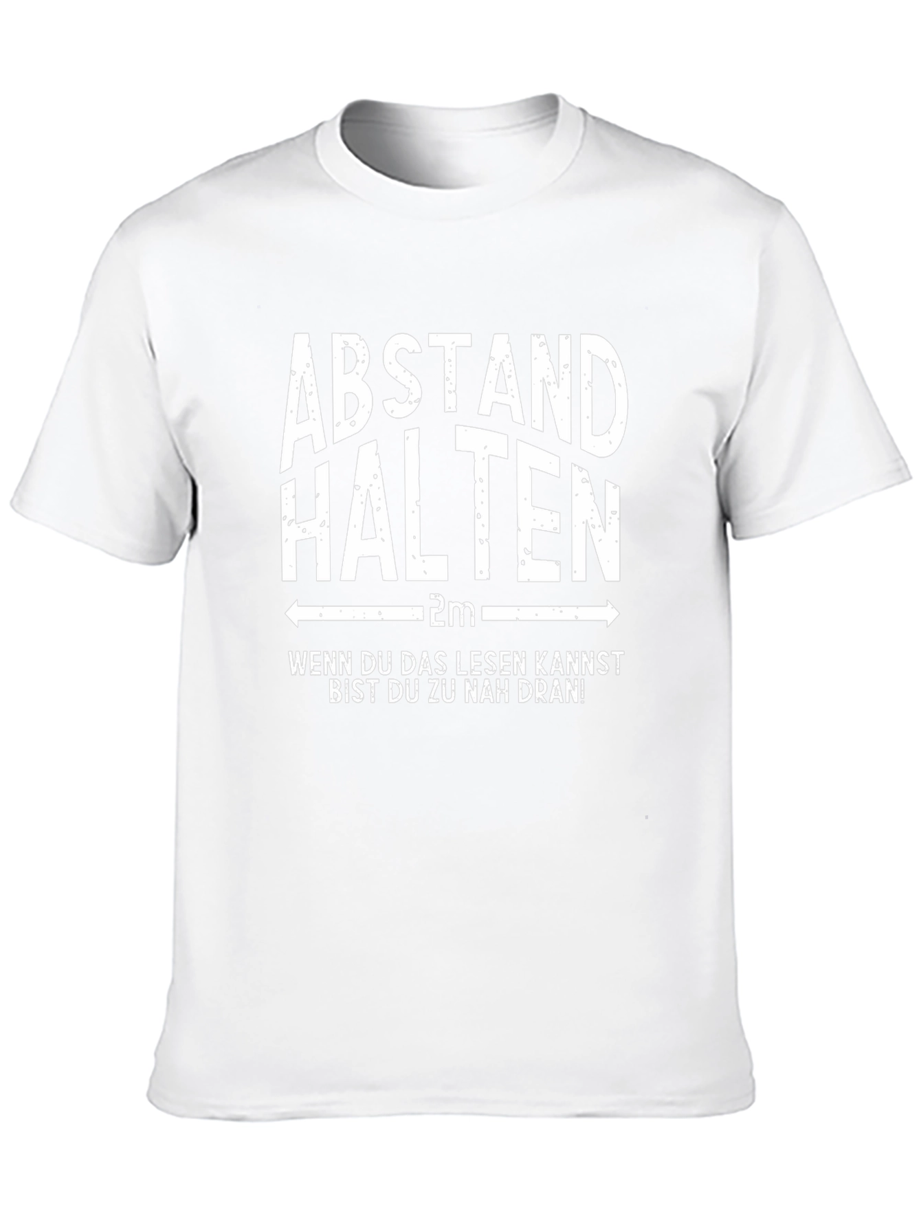 Black Abstand Halten T-Shirt: Social Distance Humor view 10