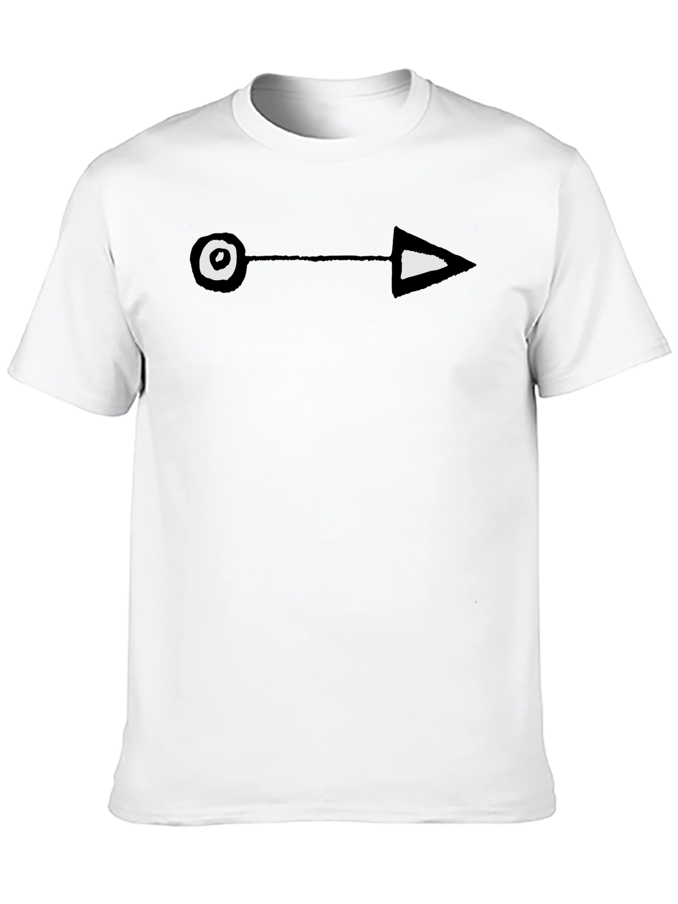 Black Arrow Graphic Tee - Modern Design view 10