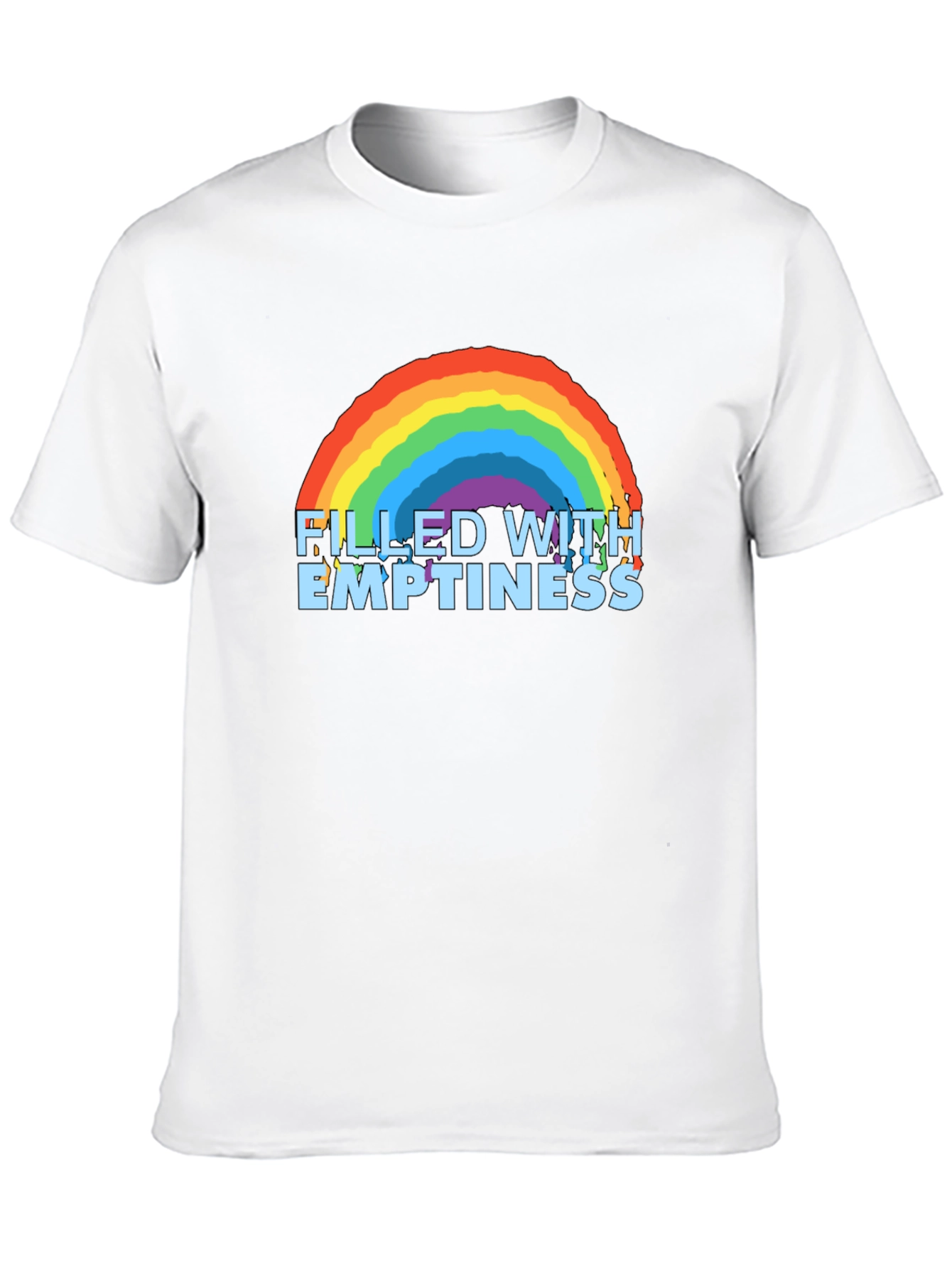 Black Filled With Emptiness Graphic Tee view 10