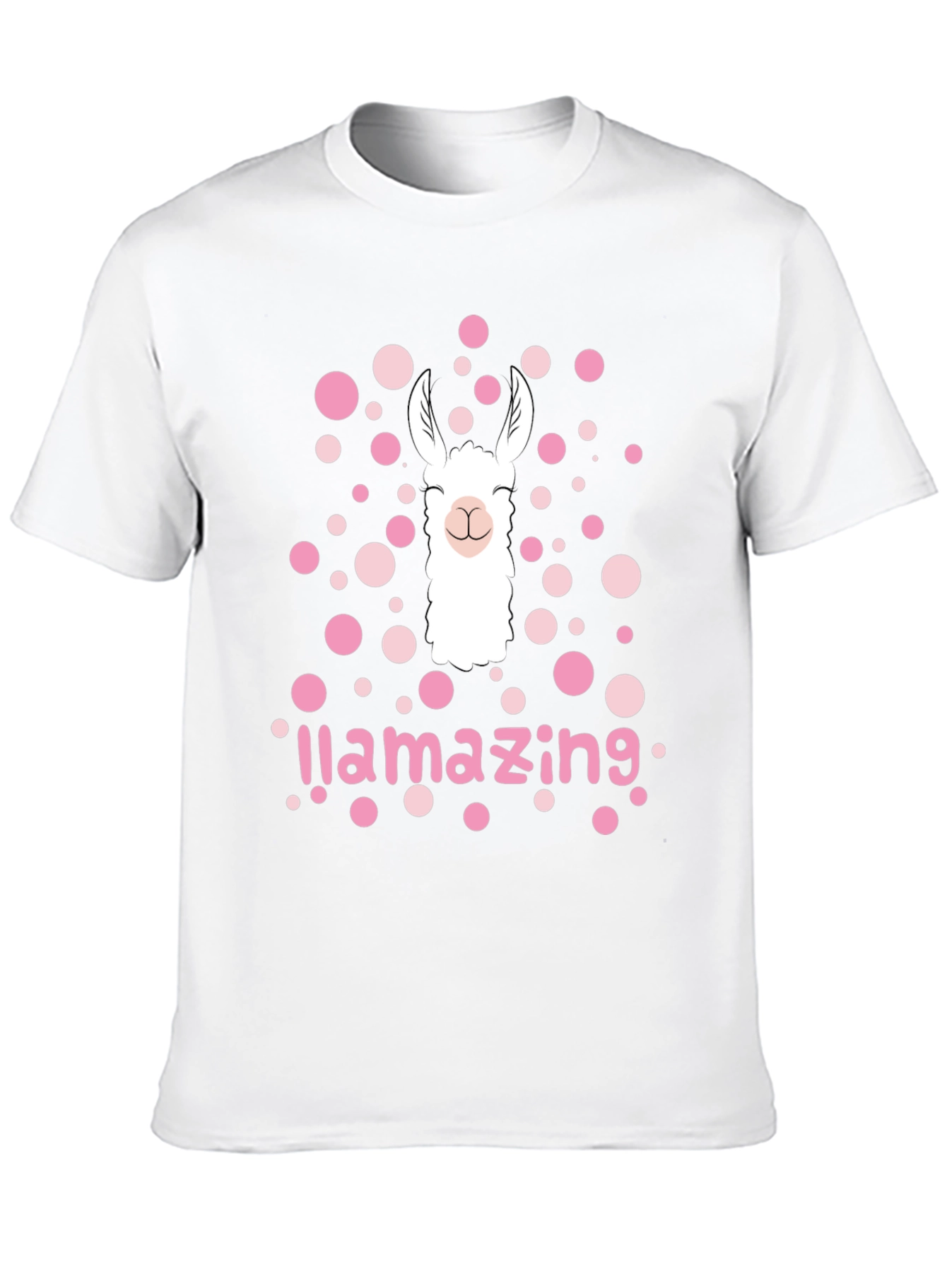 Black Llamazing Graphic Tee - Cute Llama T-Shirt view 10
