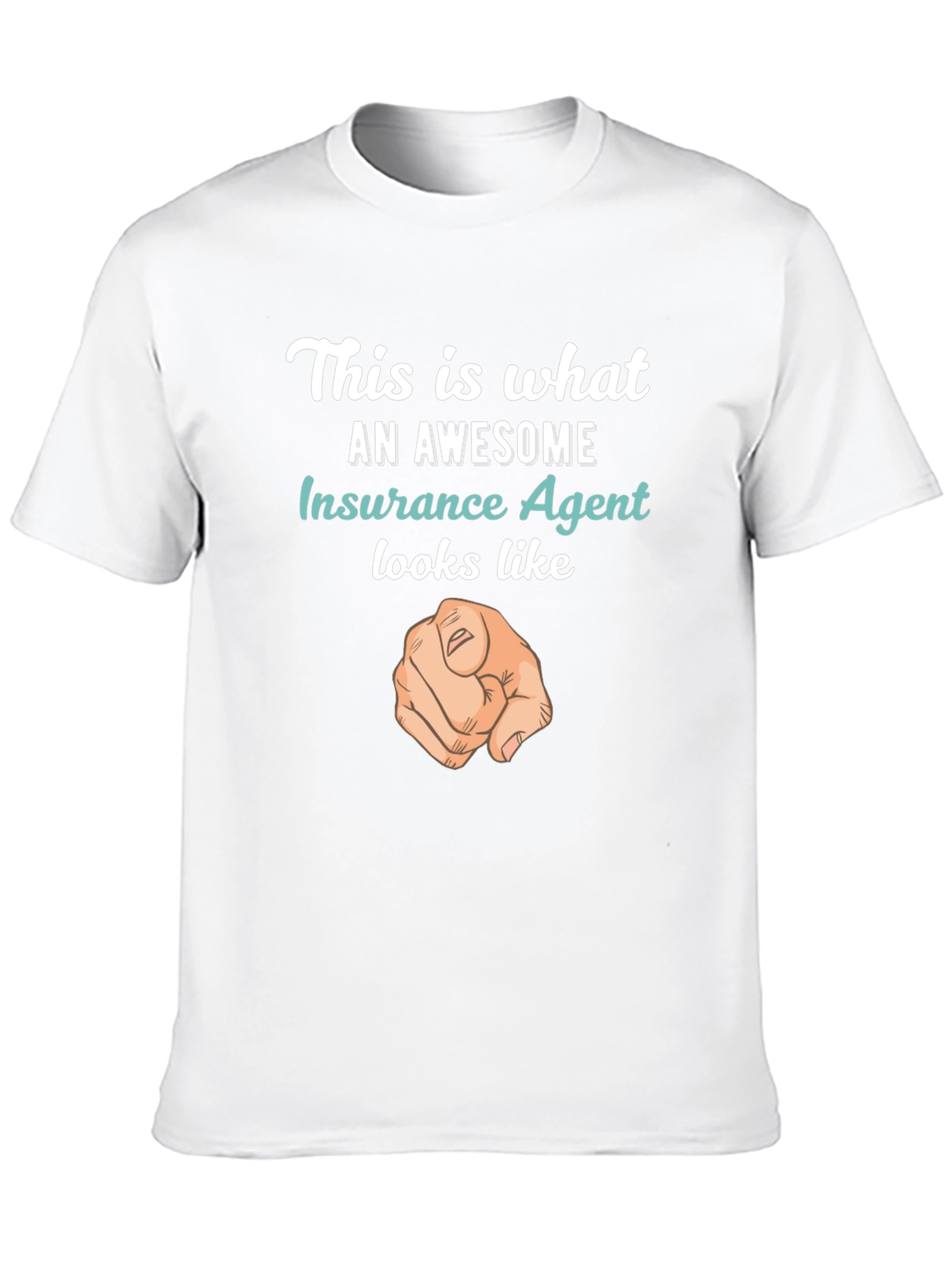 Black Awesome Insurance Agent T-Shirt, Novelty Tee view 10