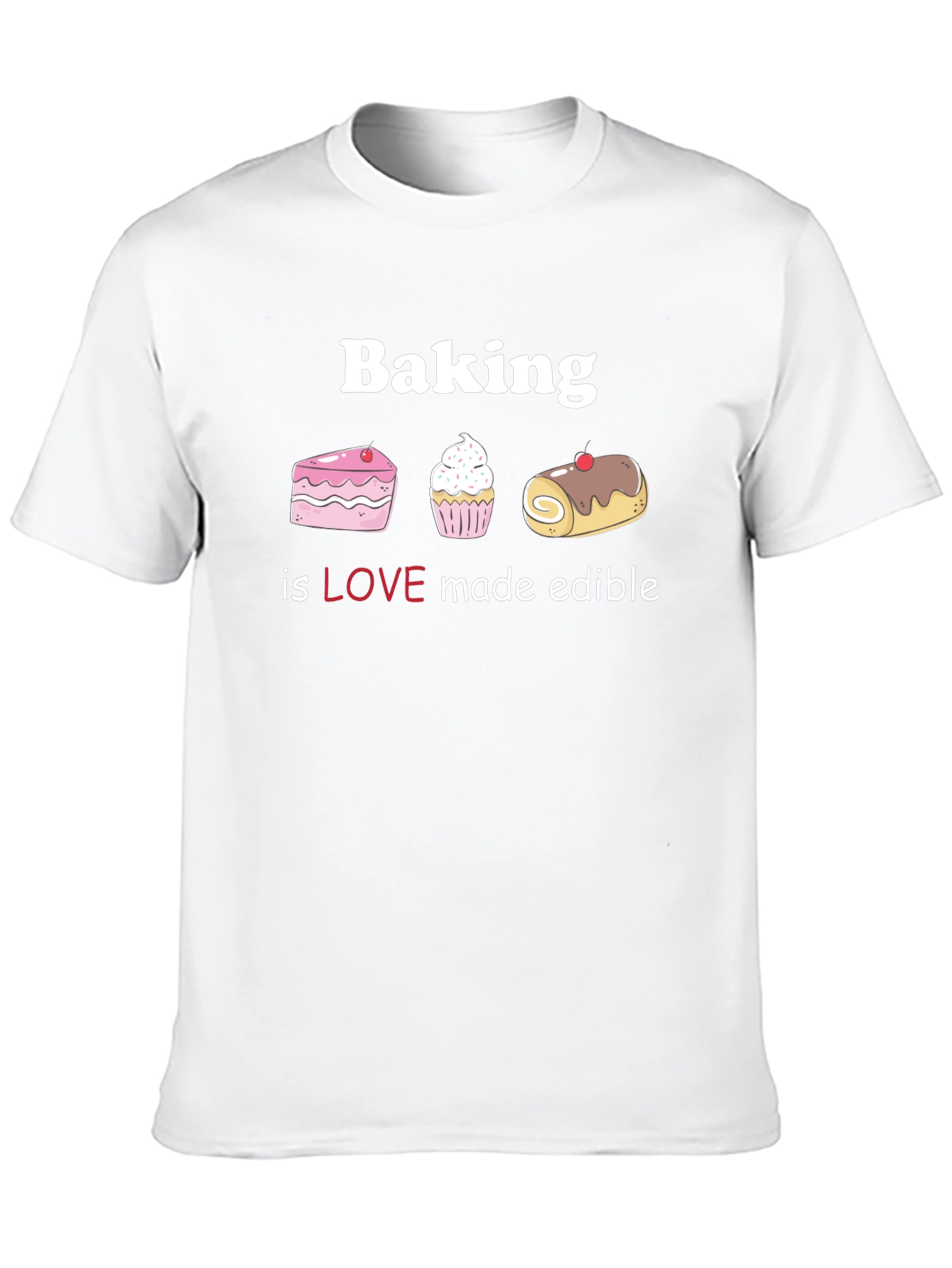 Black Baking is Love Made Edible T-Shirt view 10