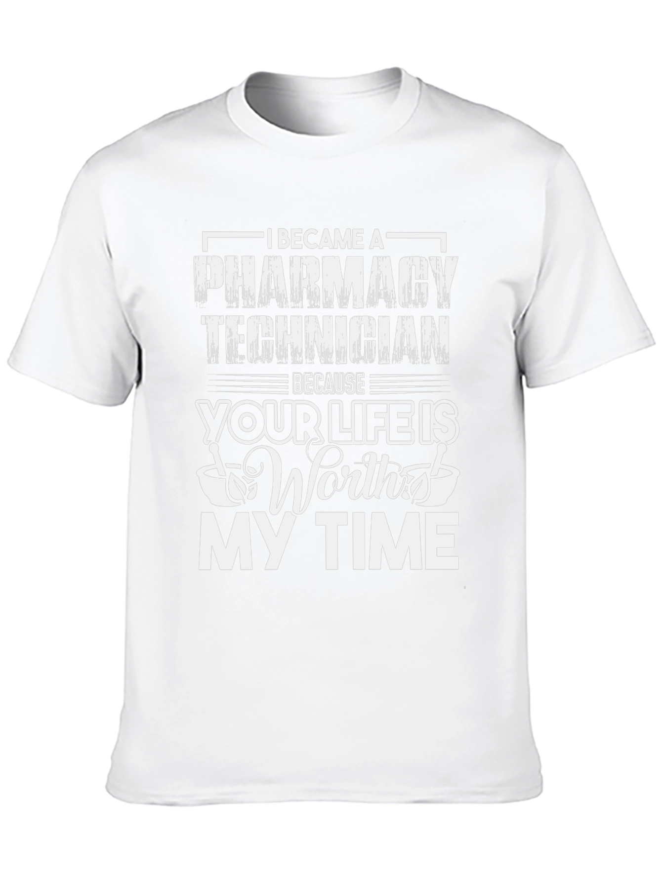Black Pharmacy Technician T-Shirt - Worth My Time view 10