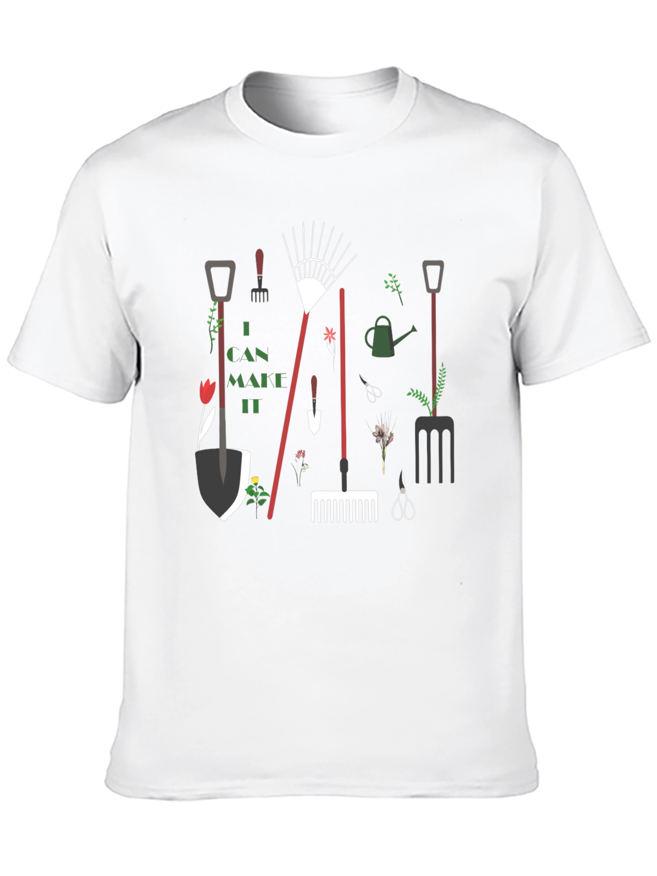 Black Gardening Tools Graphic Tee - I Can Make It! view 10