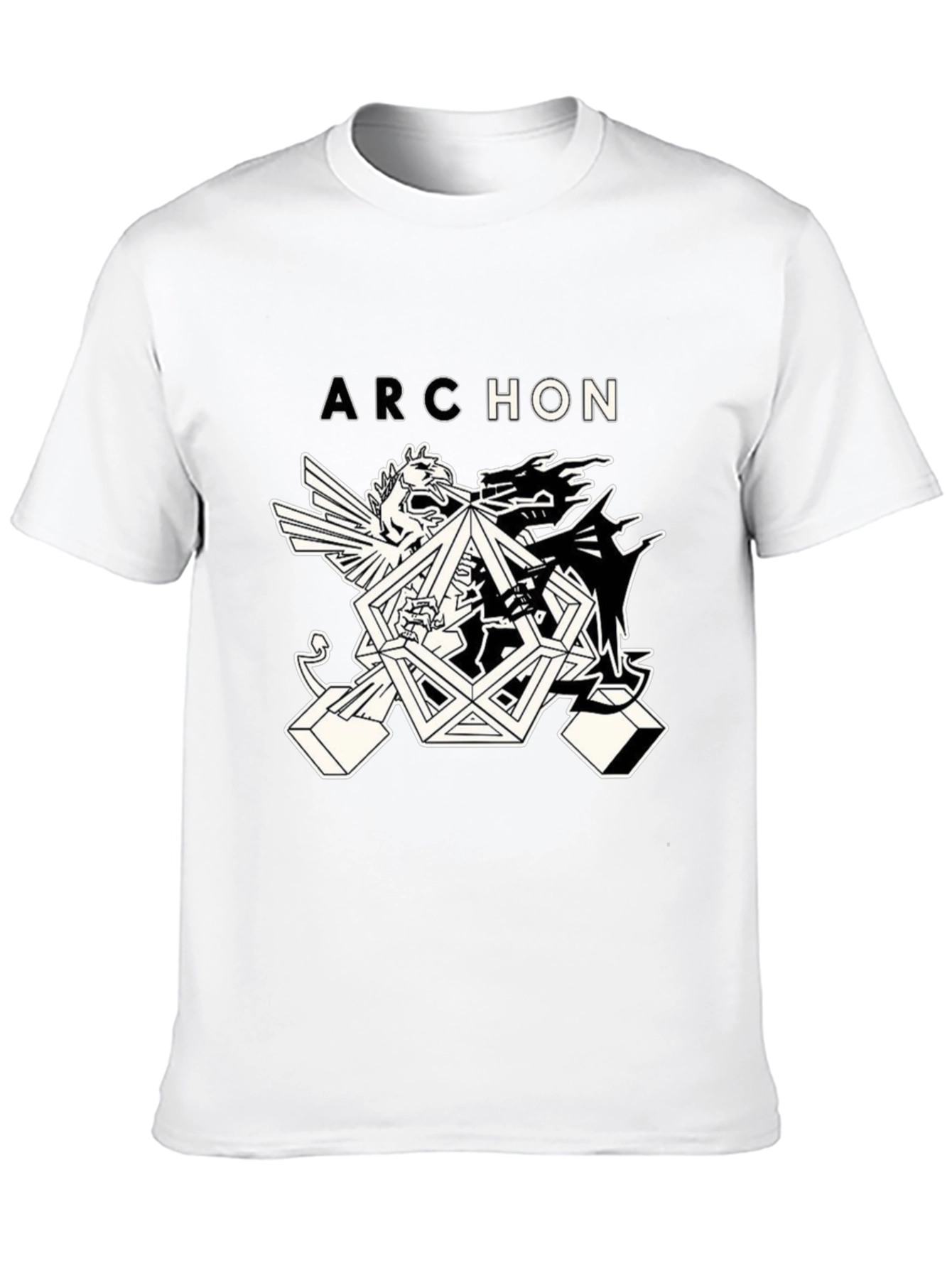 Black Archon Graphic Tee - Black Cotton Blend view 10