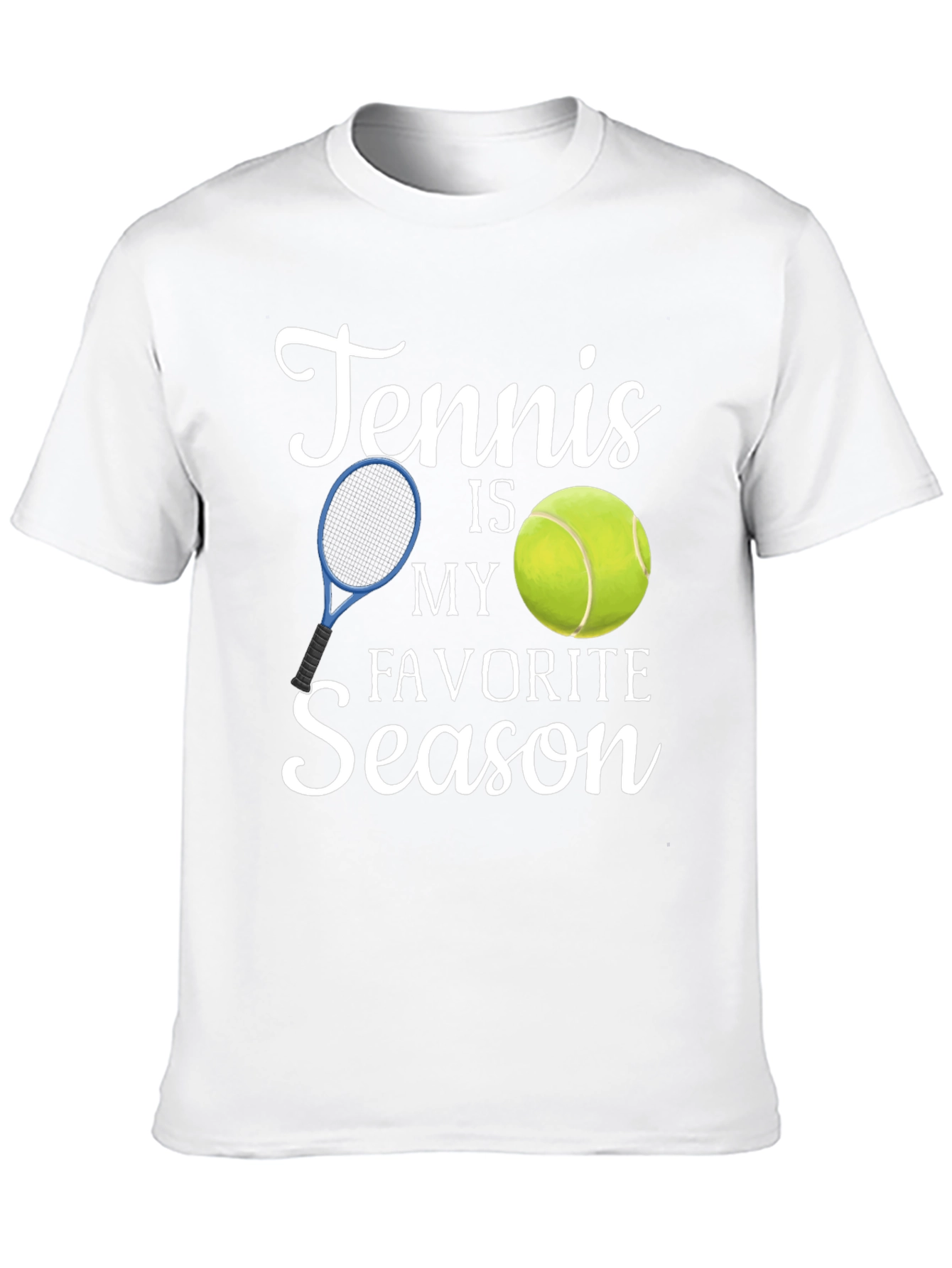 Black Tennis is My Favorite Season T-Shirt view 10