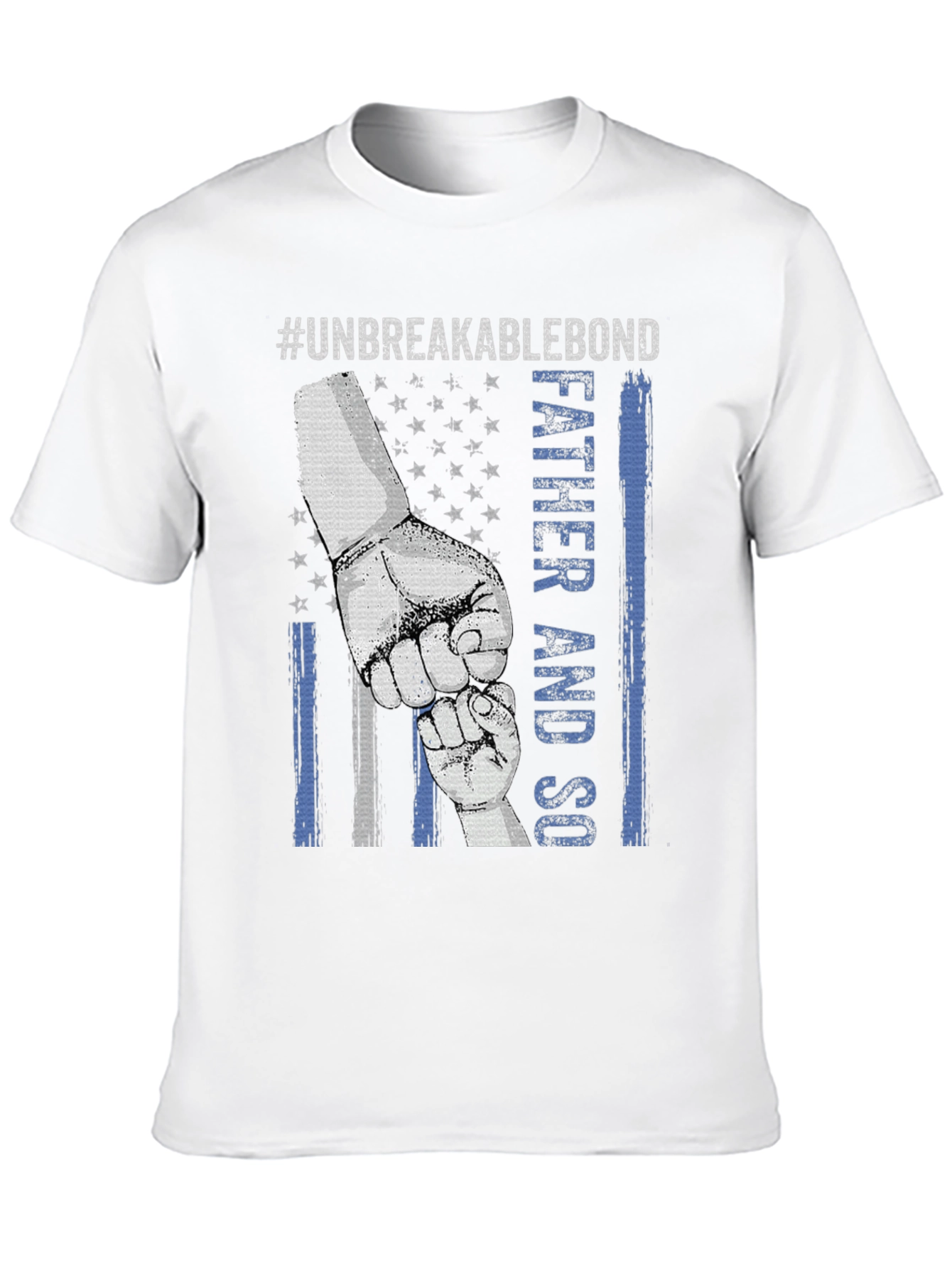 Black Unbreakable Bond Father and Son T-Shirt view 10