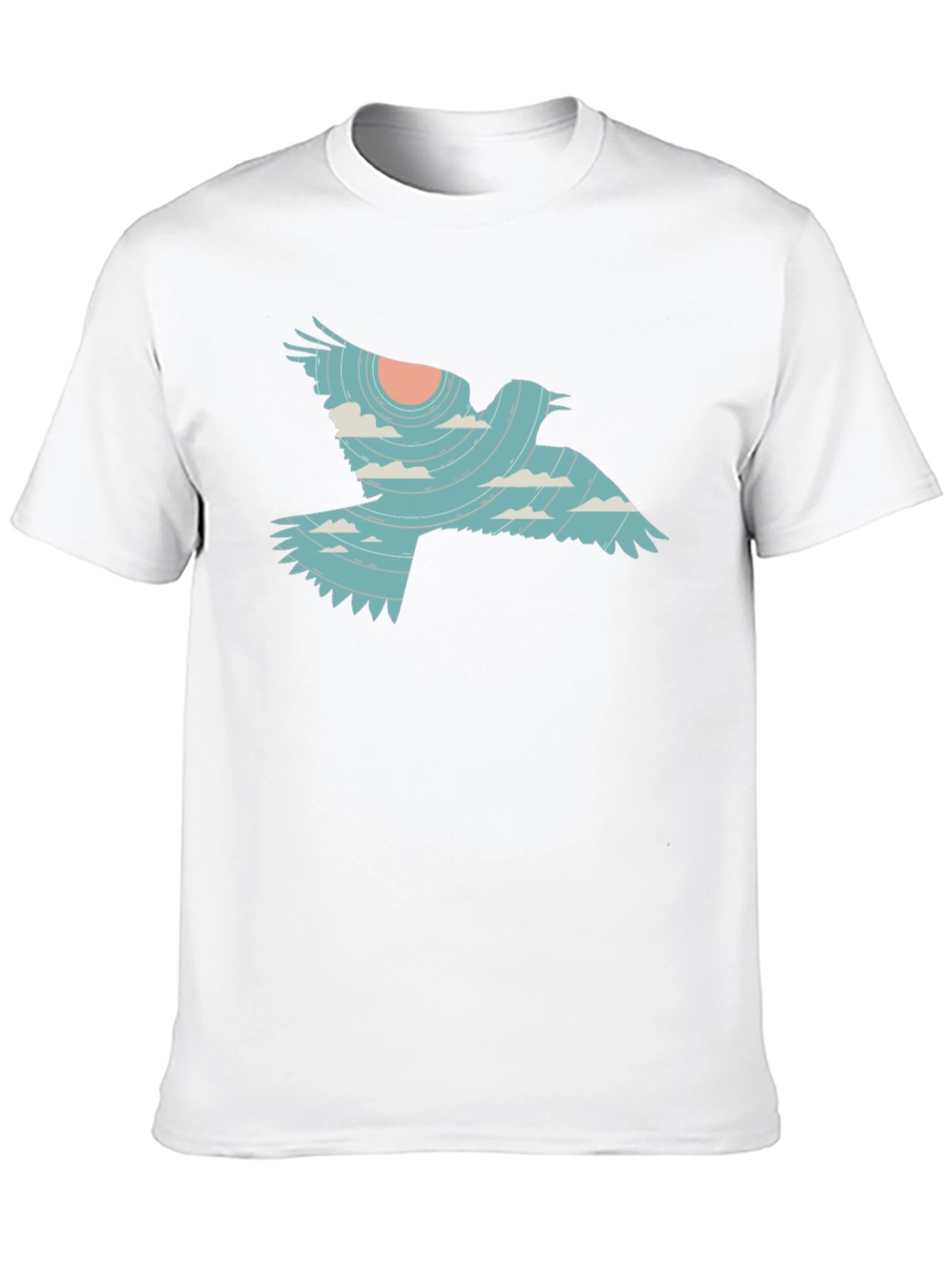 Black Sky Bird Graphic Tee - Unique Design view 10