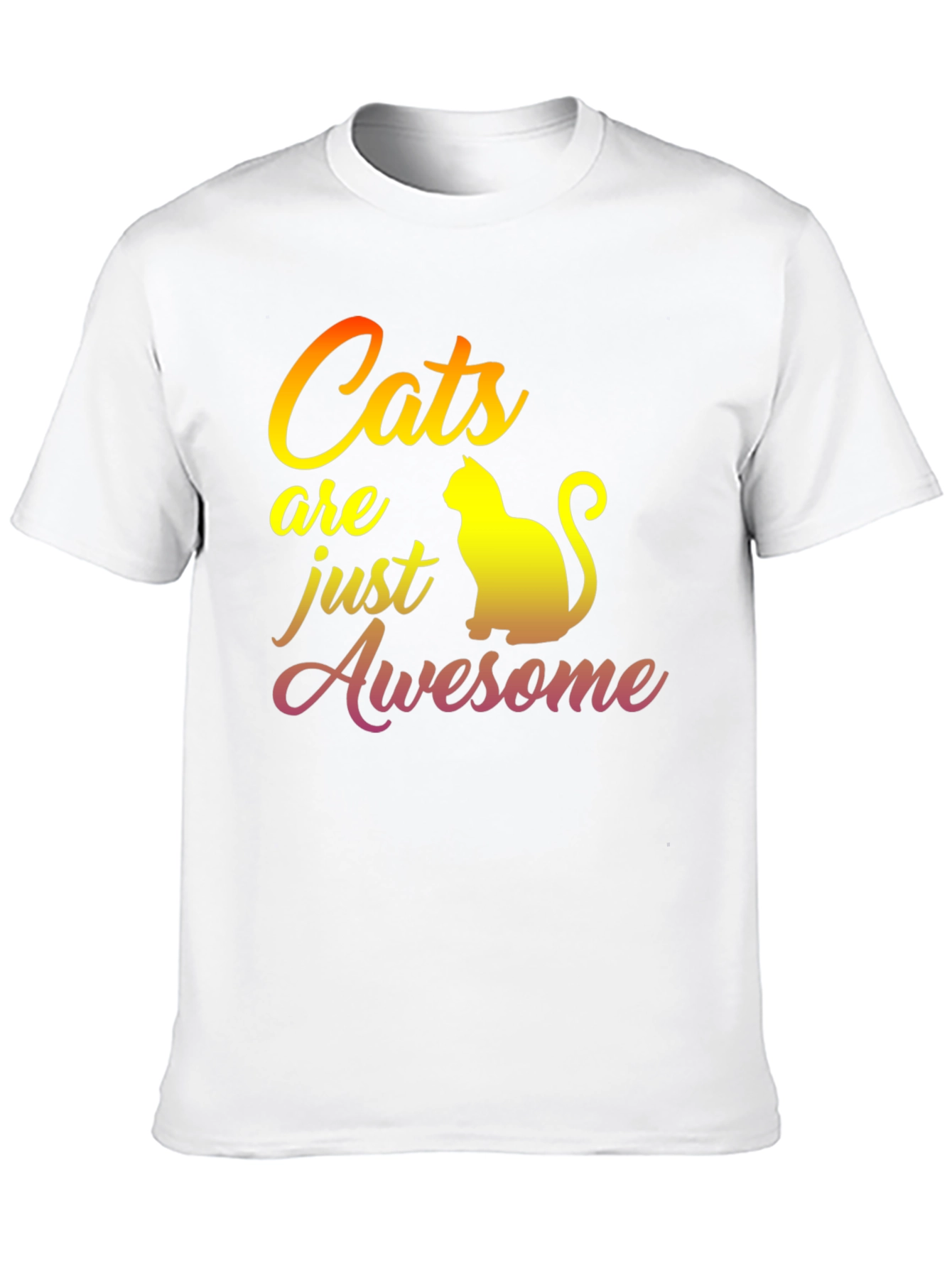 Black Cats Are Awesome Graphic T-Shirt view 10