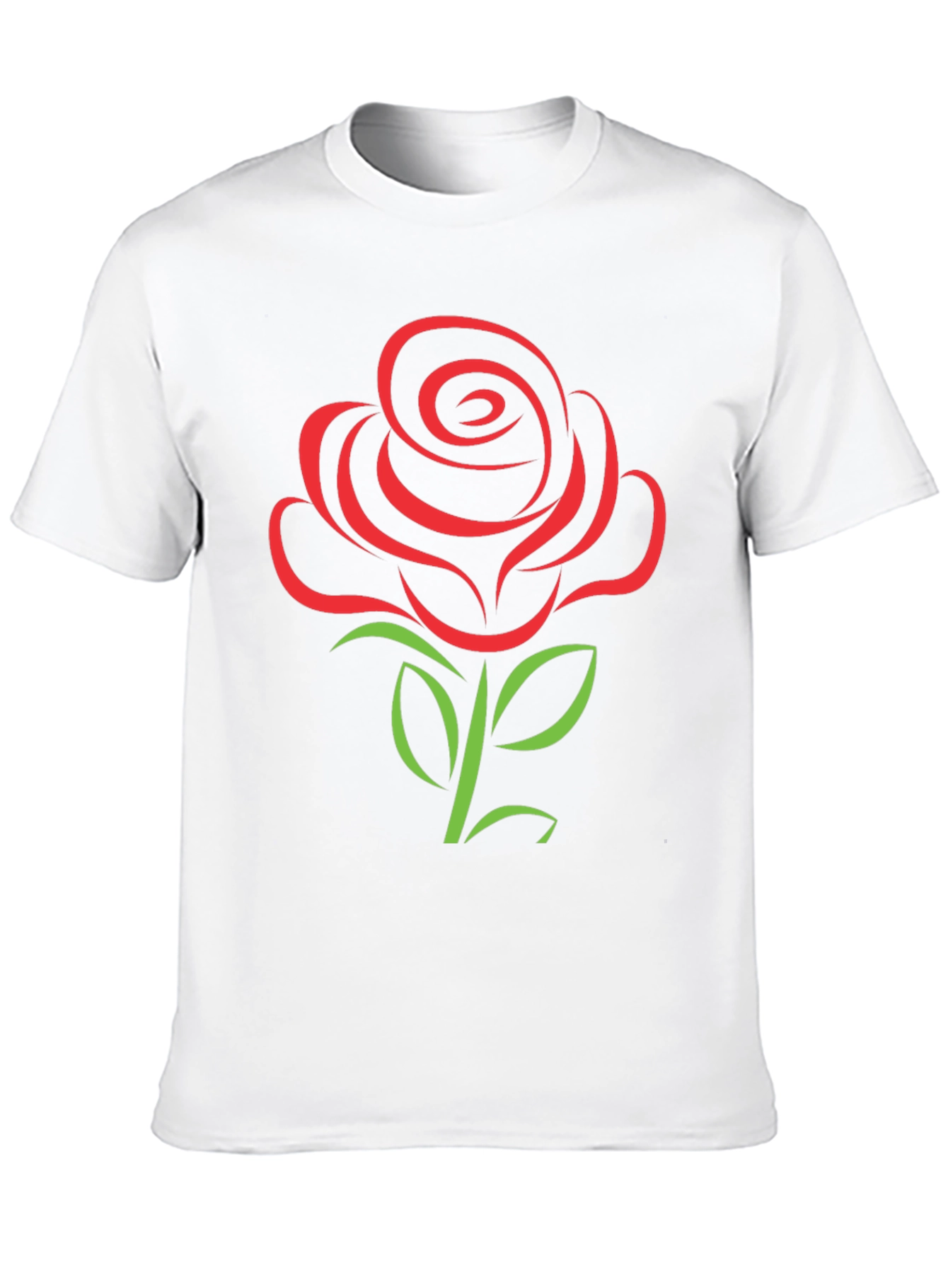 Black Rose Graphic Tee - Black Short Sleeve T-Shirt view 10