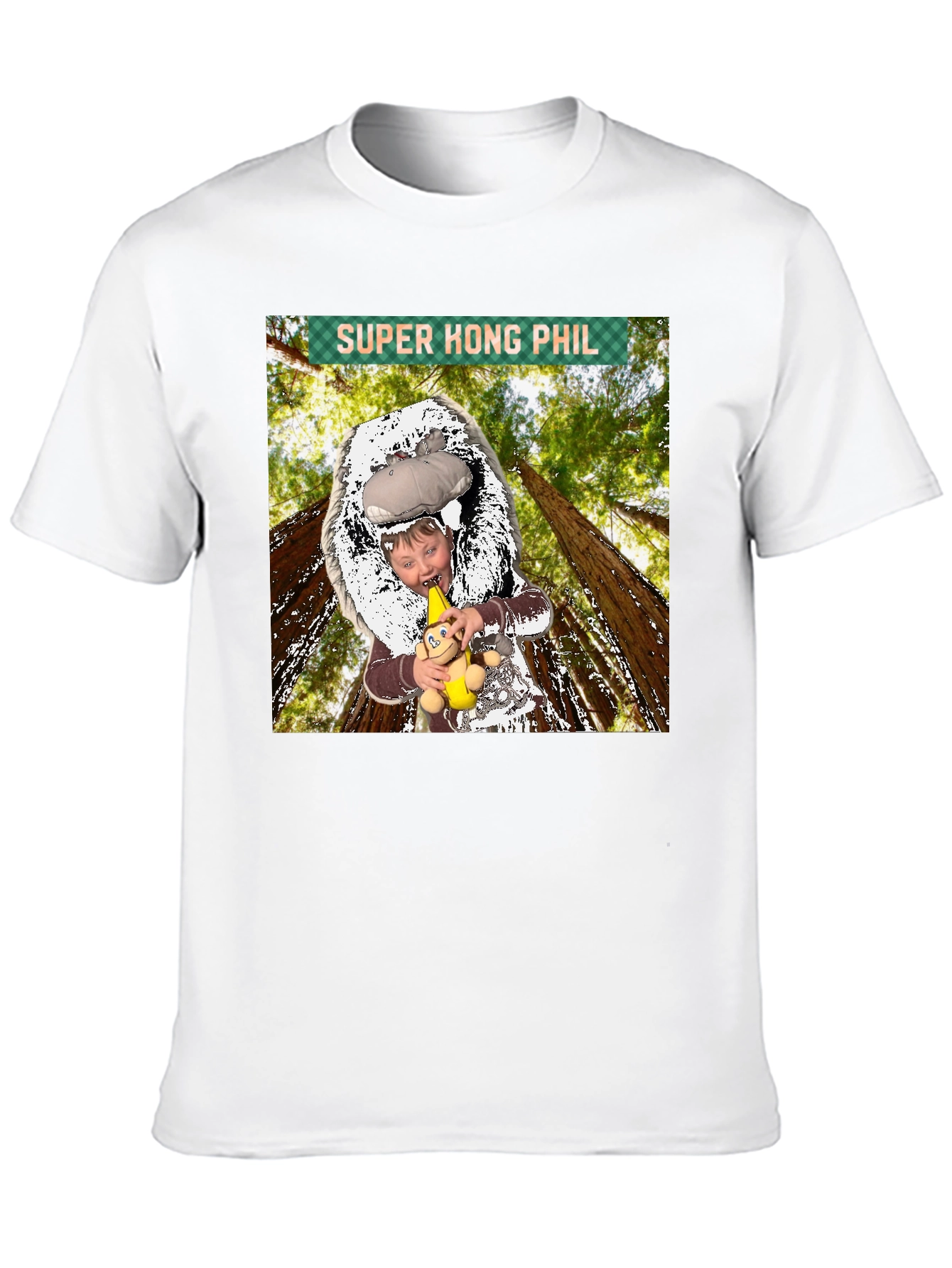 Black Super Hong Phil Graphic Tee - Funky T-Shirt view 10