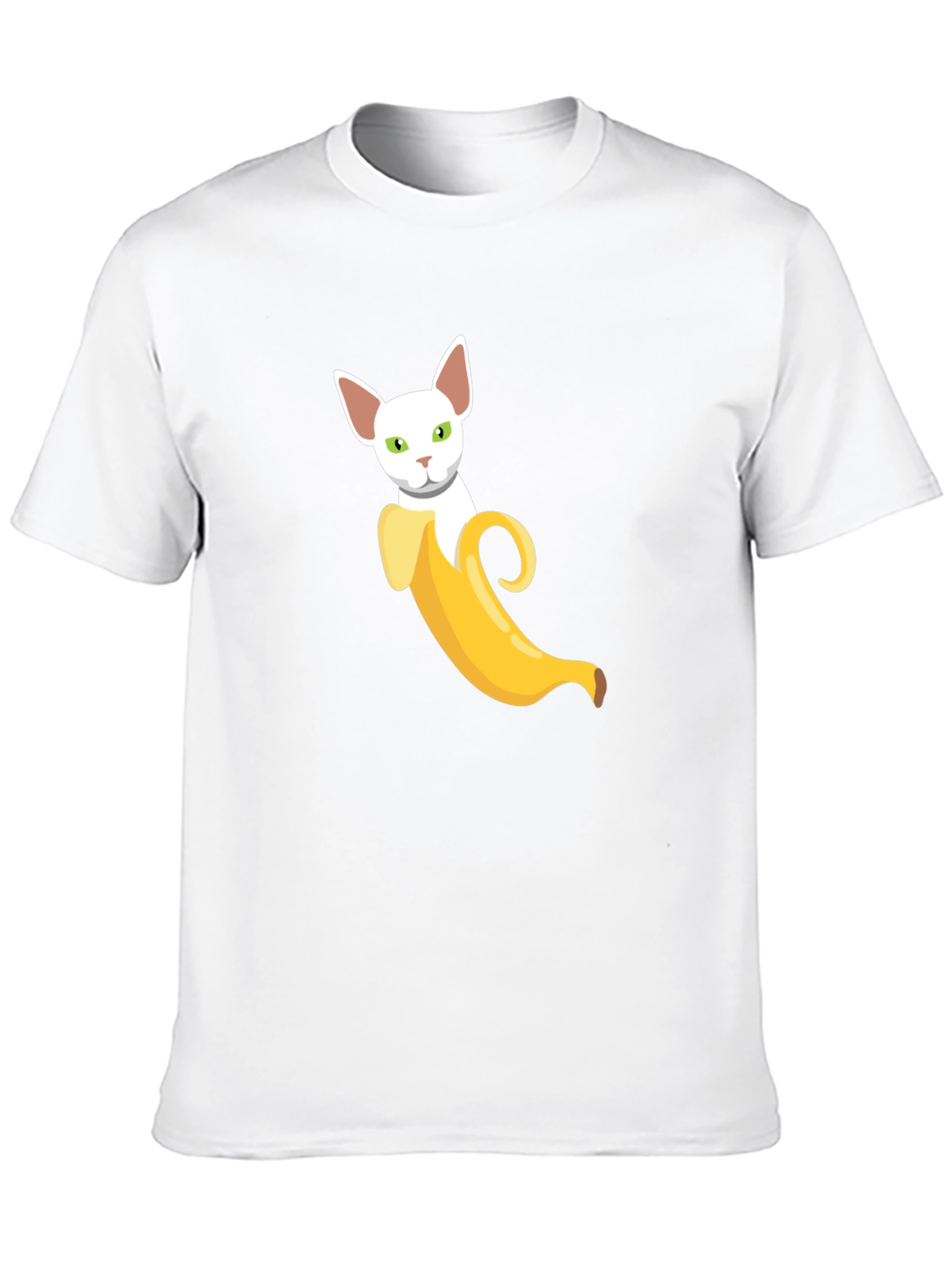 Black Banana Cat Graphic Tee - Quirky, Comfy view 10