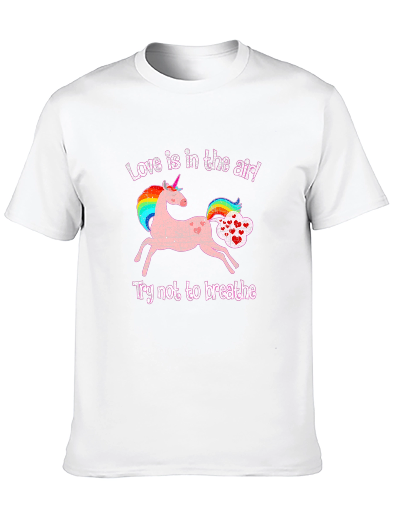 Black Unicorn 'Love is in the Air' Graphic Tee view 10