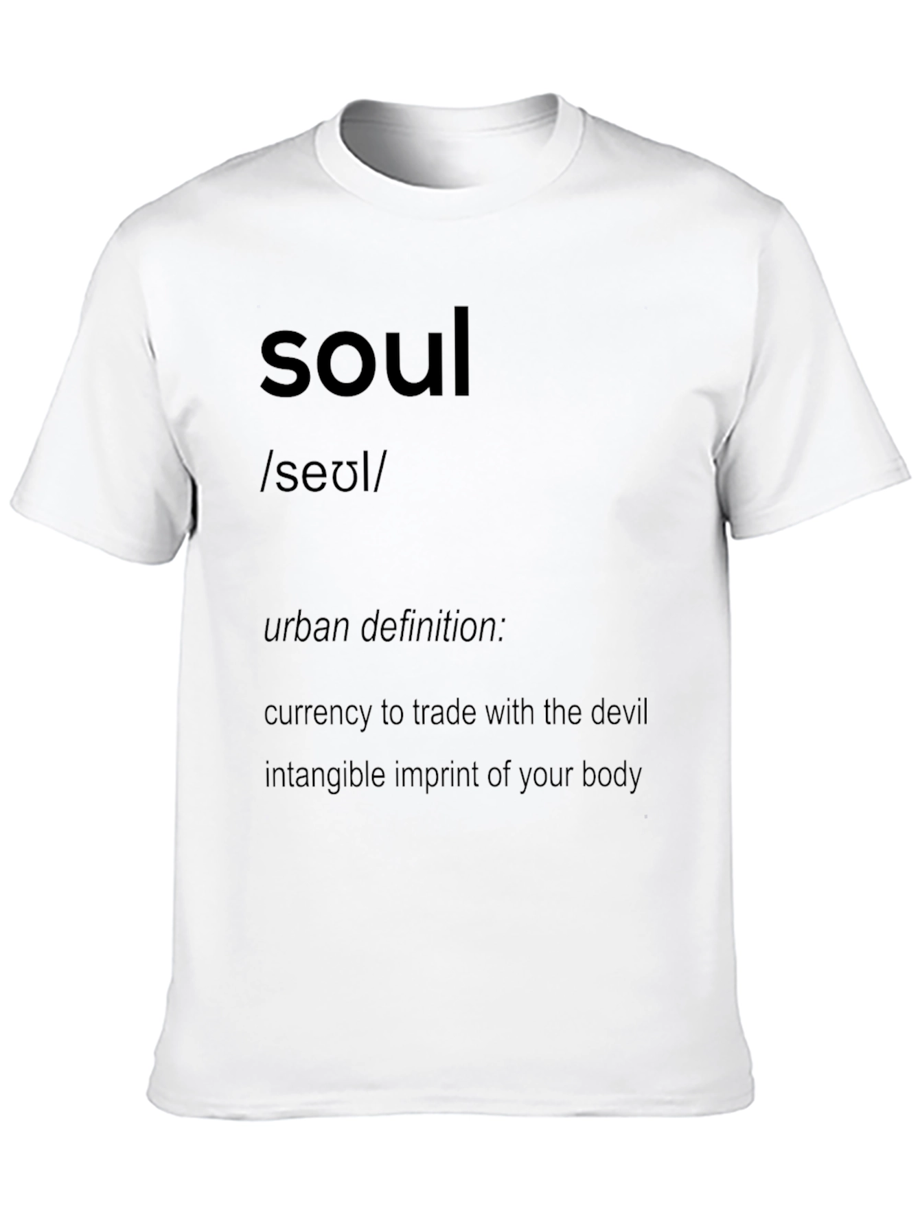 Black Urban Definition Soul T-Shirt view 10