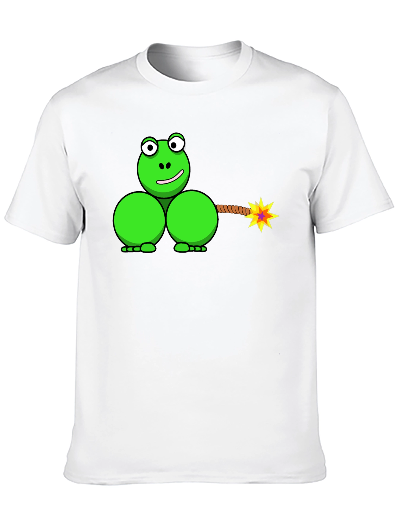 Black Funny Frog Bomb T-Shirt - Explosive Humor! view 10