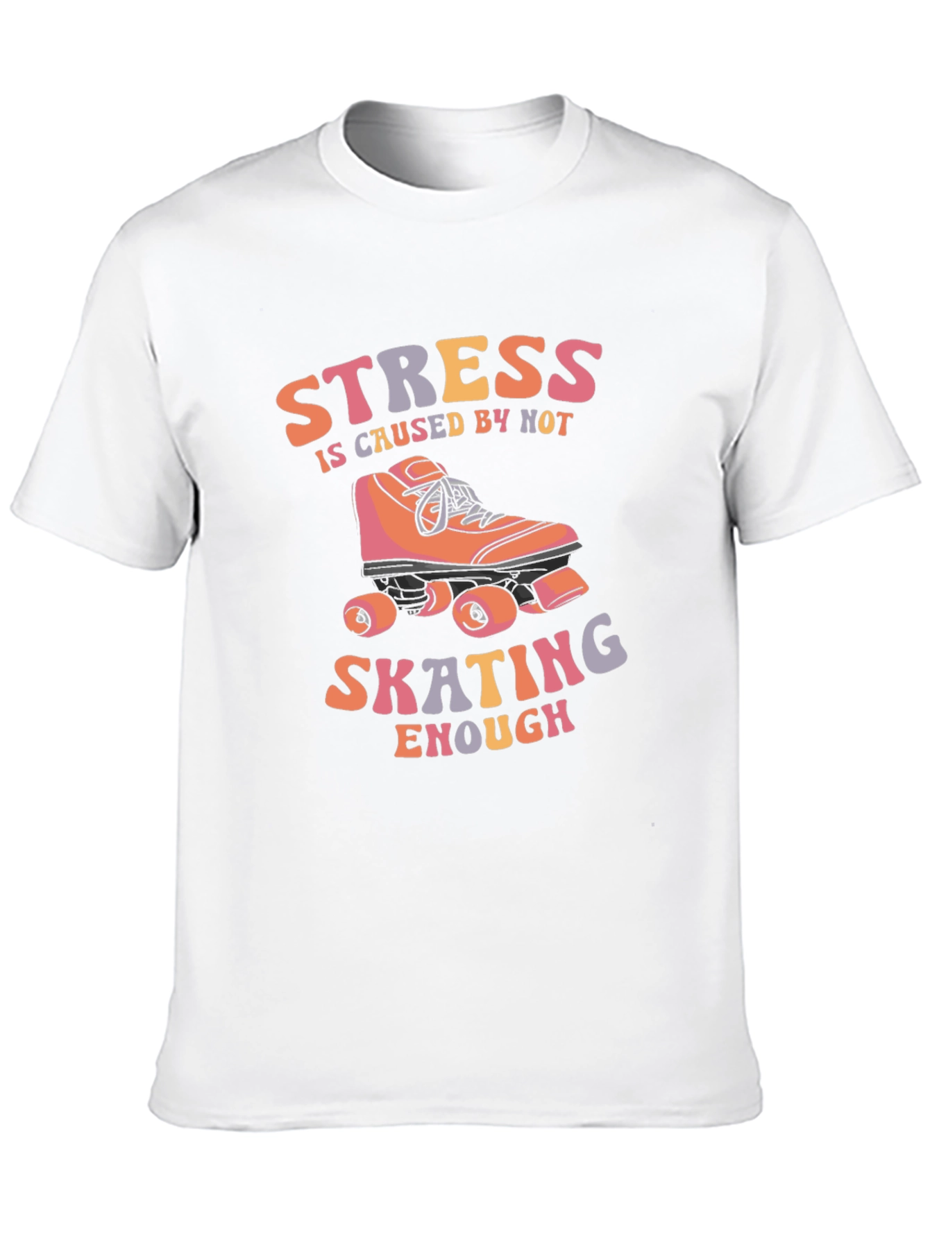 Black Stress Caused by Not Skating Enough T-Shirt view 10