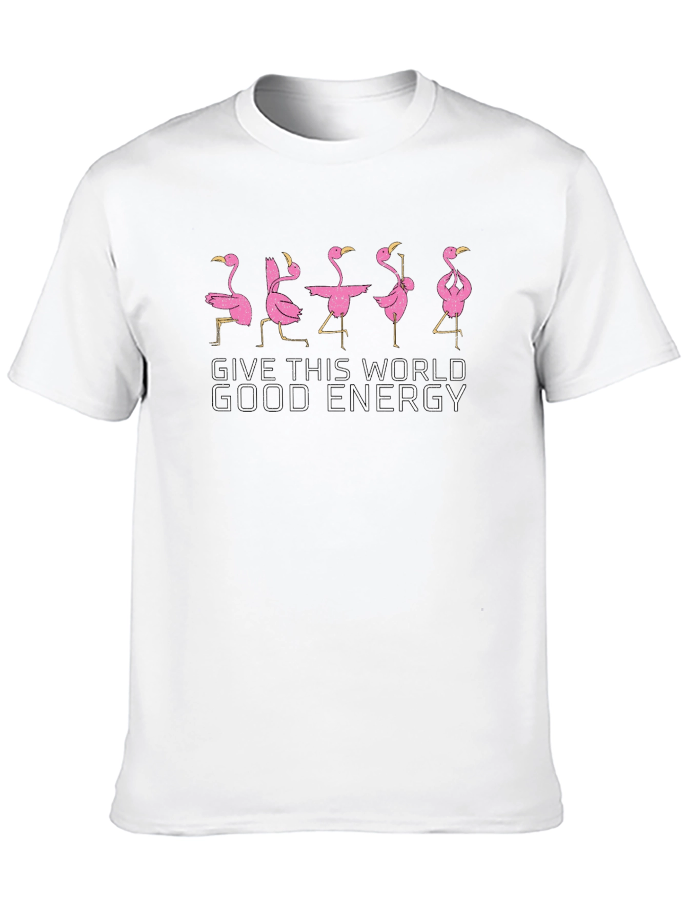 Black Give This World Good Energy Black T-Shirt view 10