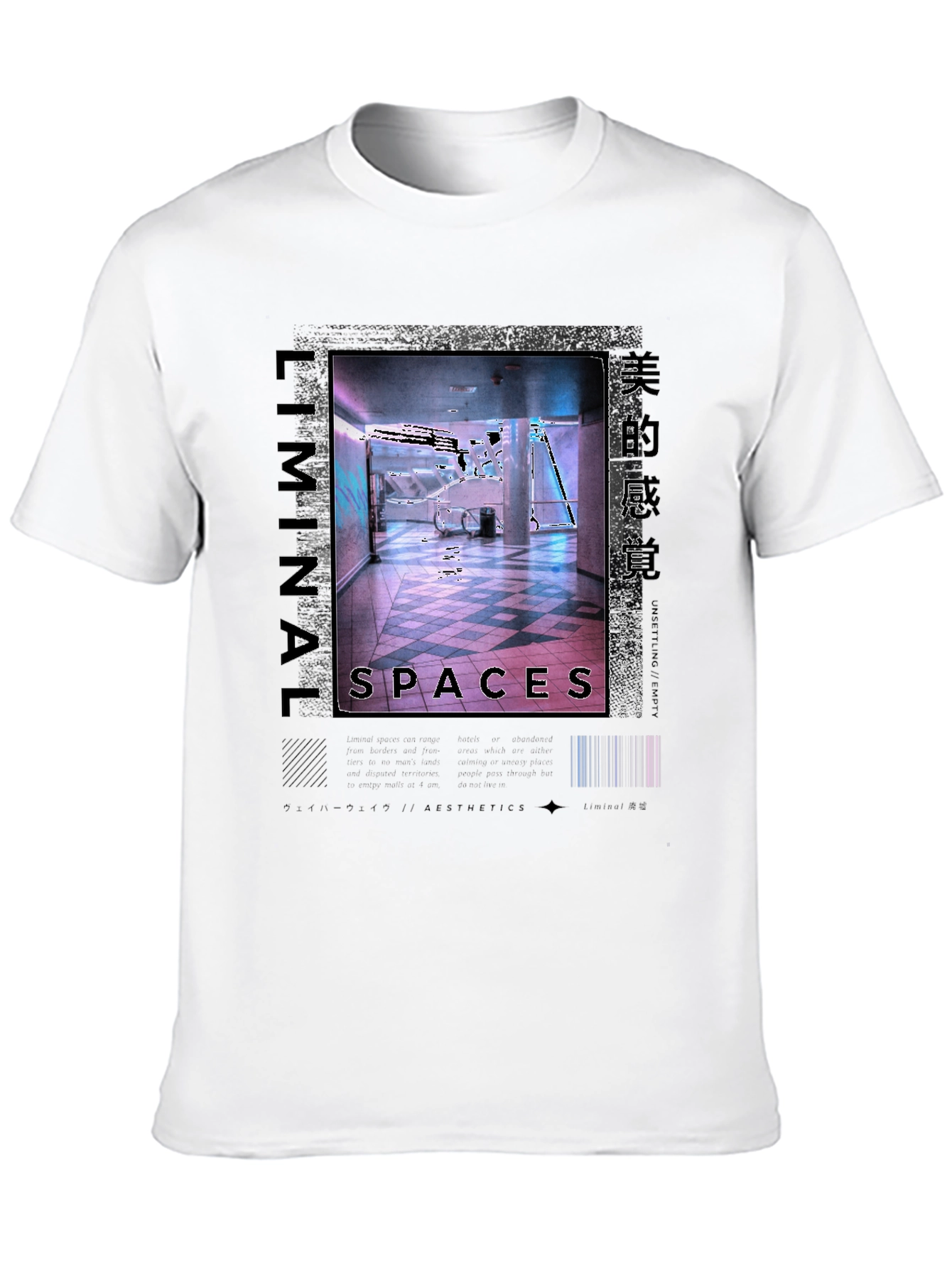 Black Liminal Spaces Graphic Tee - Black Urban Style view 10