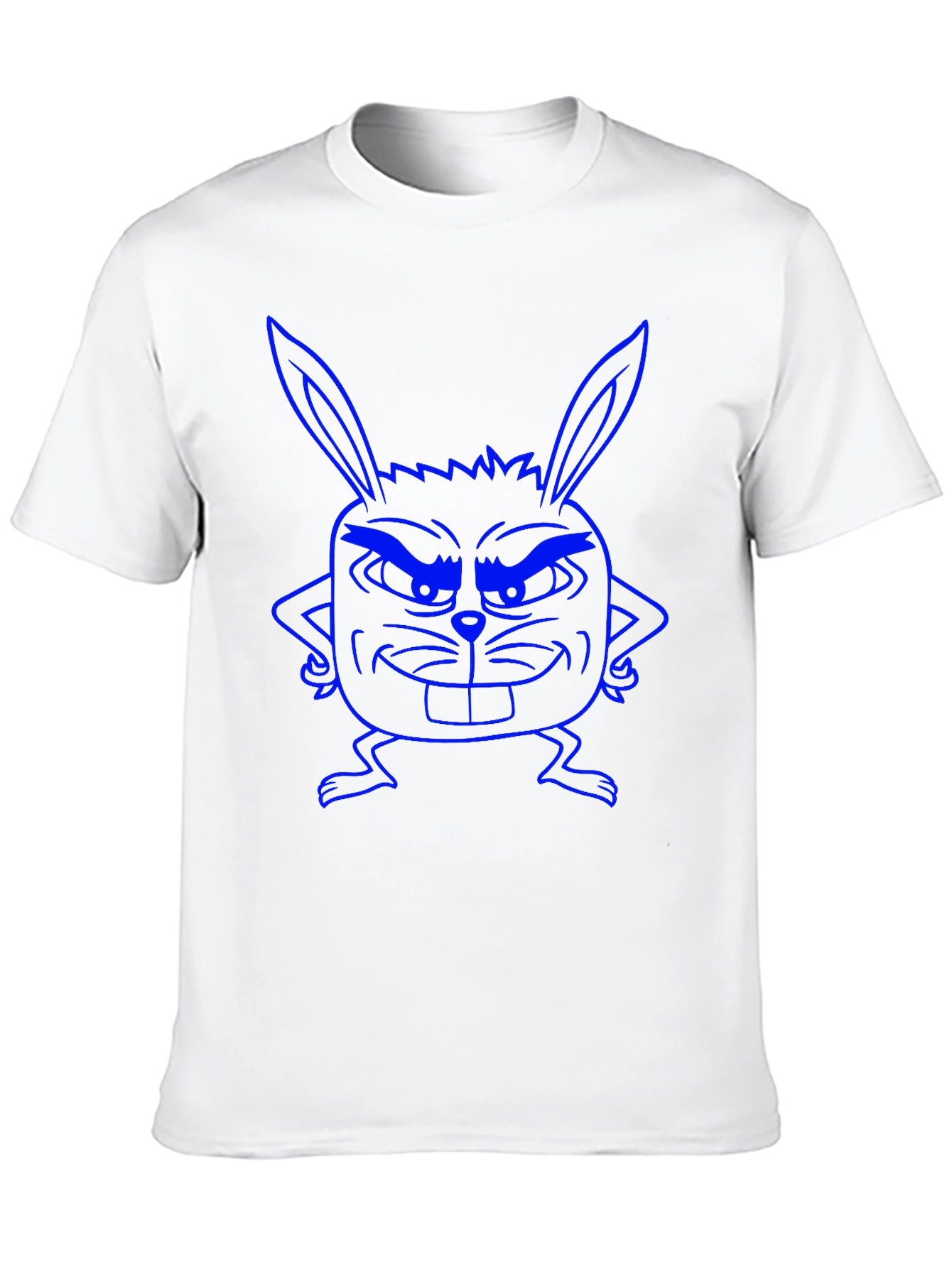 Black Funny Bunny Graphic Tee - Black view 10