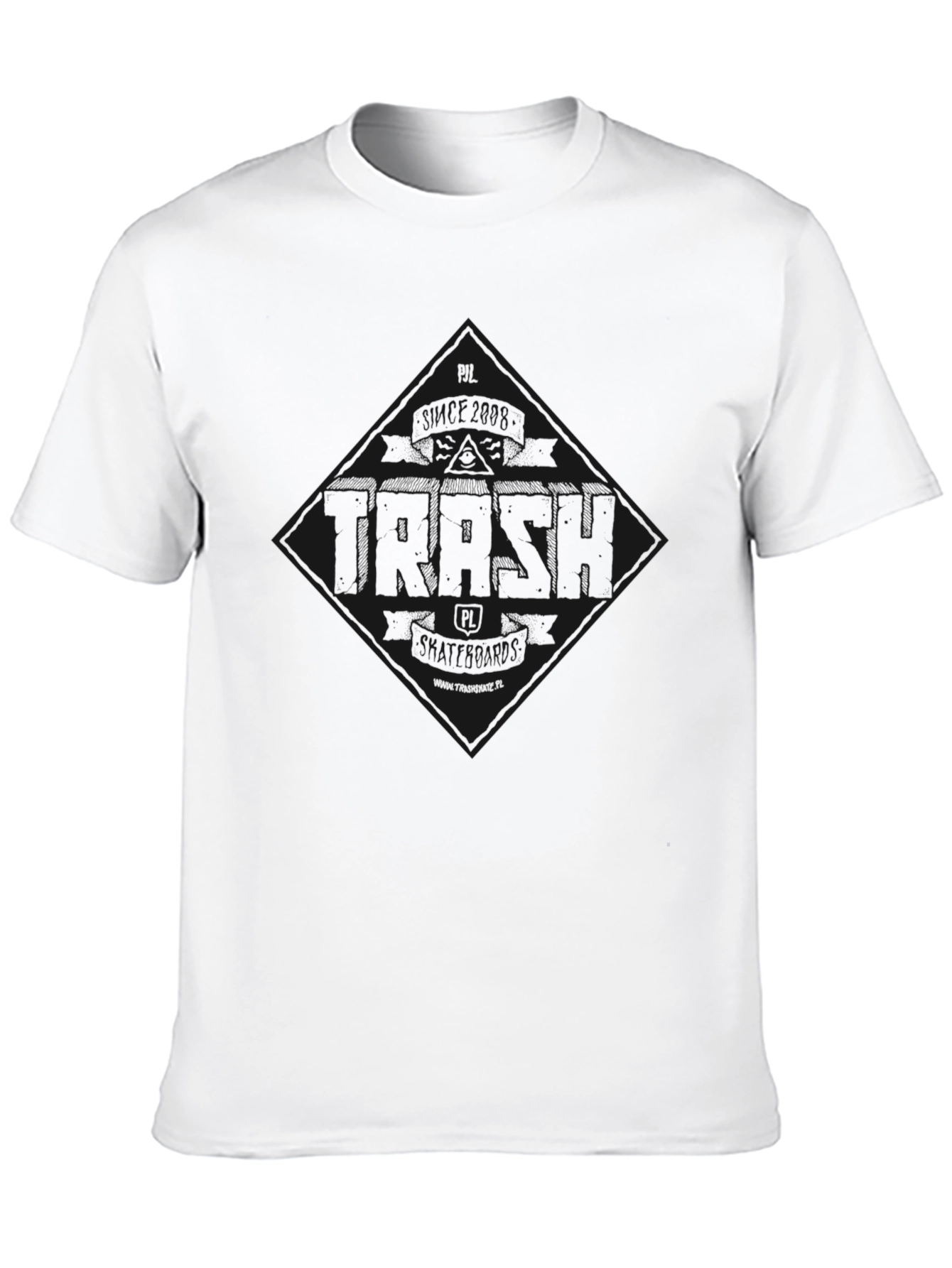 Black Solid Black Casual T-Shirt for Men view 10