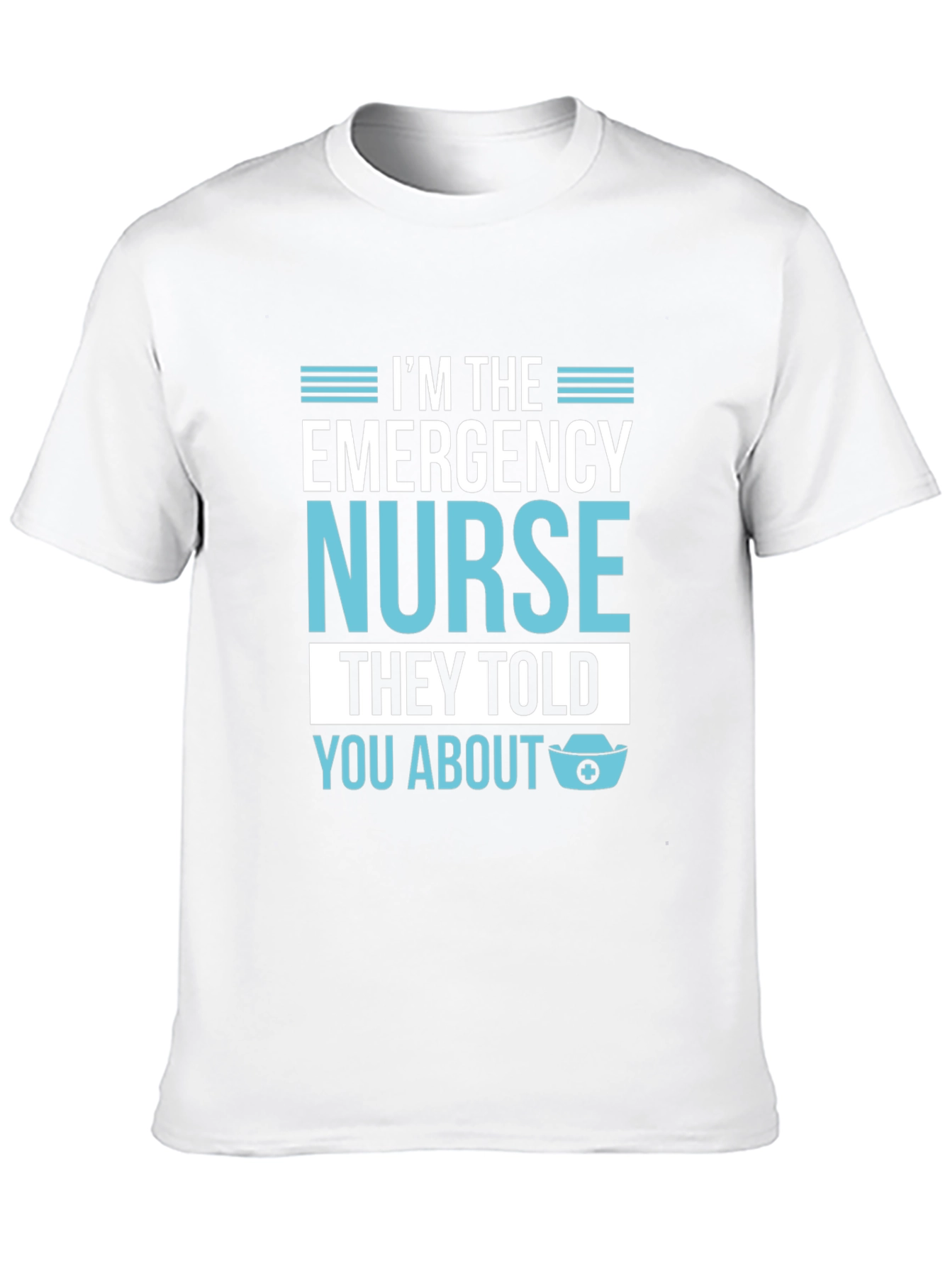 Black Emergency Nurse T-Shirt - Funny Nurse Gift view 10