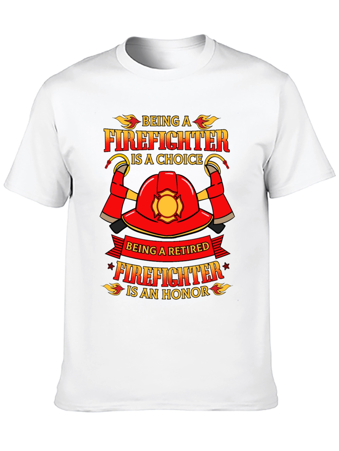 Black Firefighter Retirement Honor T-Shirt view 10