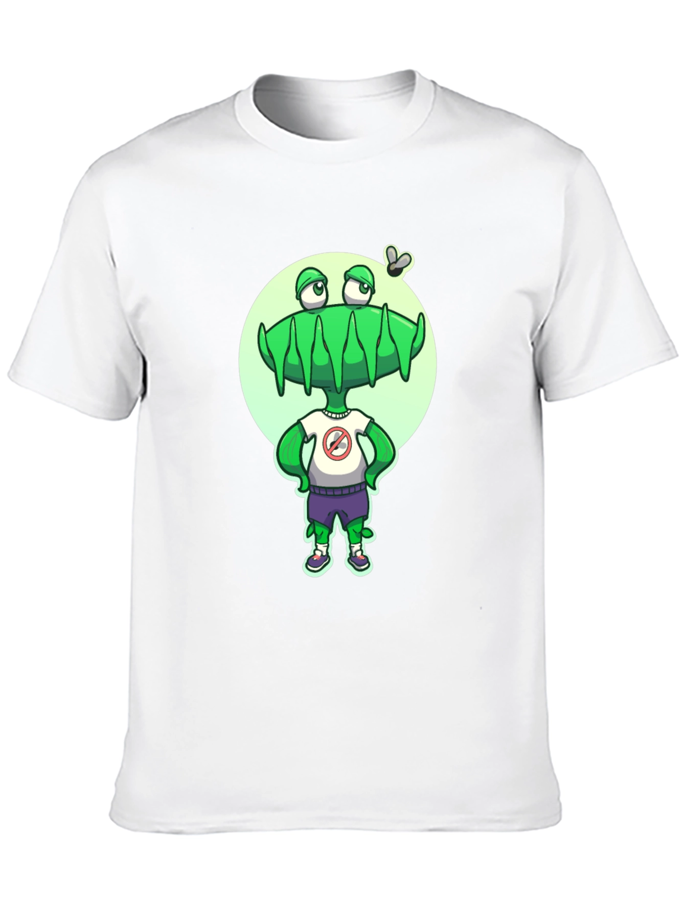 Black Alien Graphic Tee - Funny Cartoon Insect Lover T-Shirt view 10