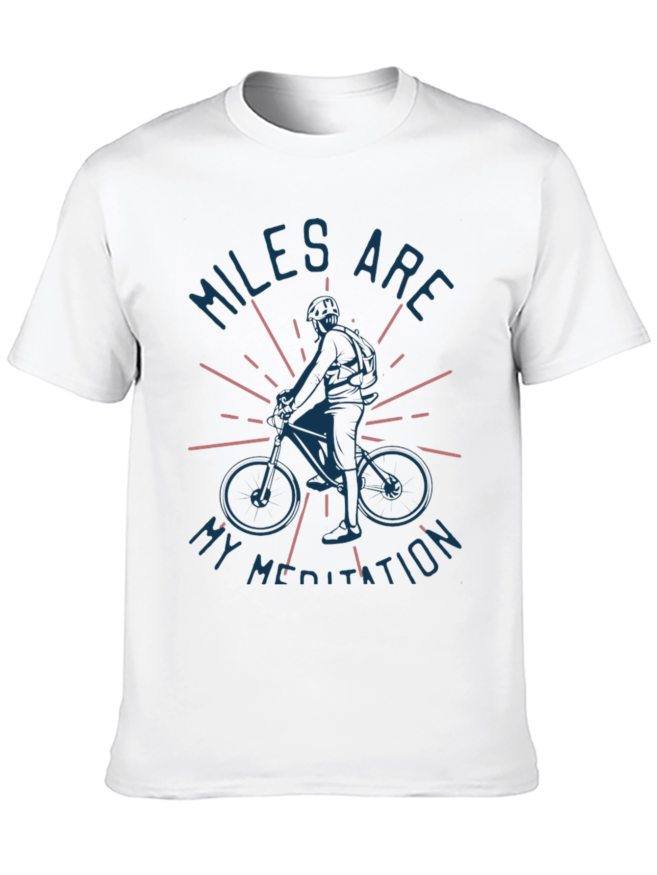 Black Miles Are My Meditation Graphic T-Shirt view 10